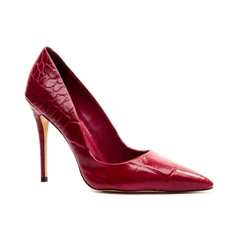 STILETTOS EFEITO CROCO