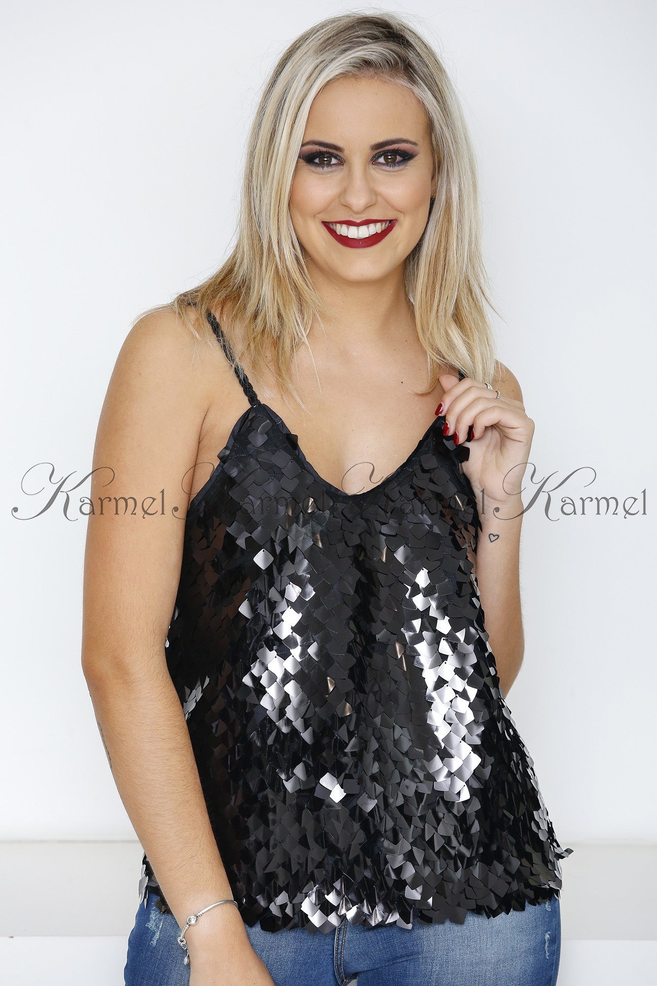 SAHOCO SEQUINS TOP