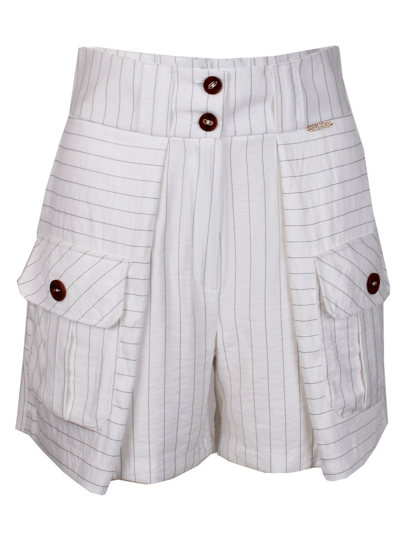 SHORT RAYÉ AVEC POCHES SAHOCO