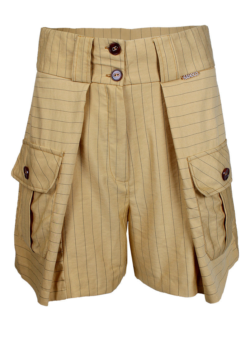 SHORT RAYÉ AVEC POCHES SAHOCO