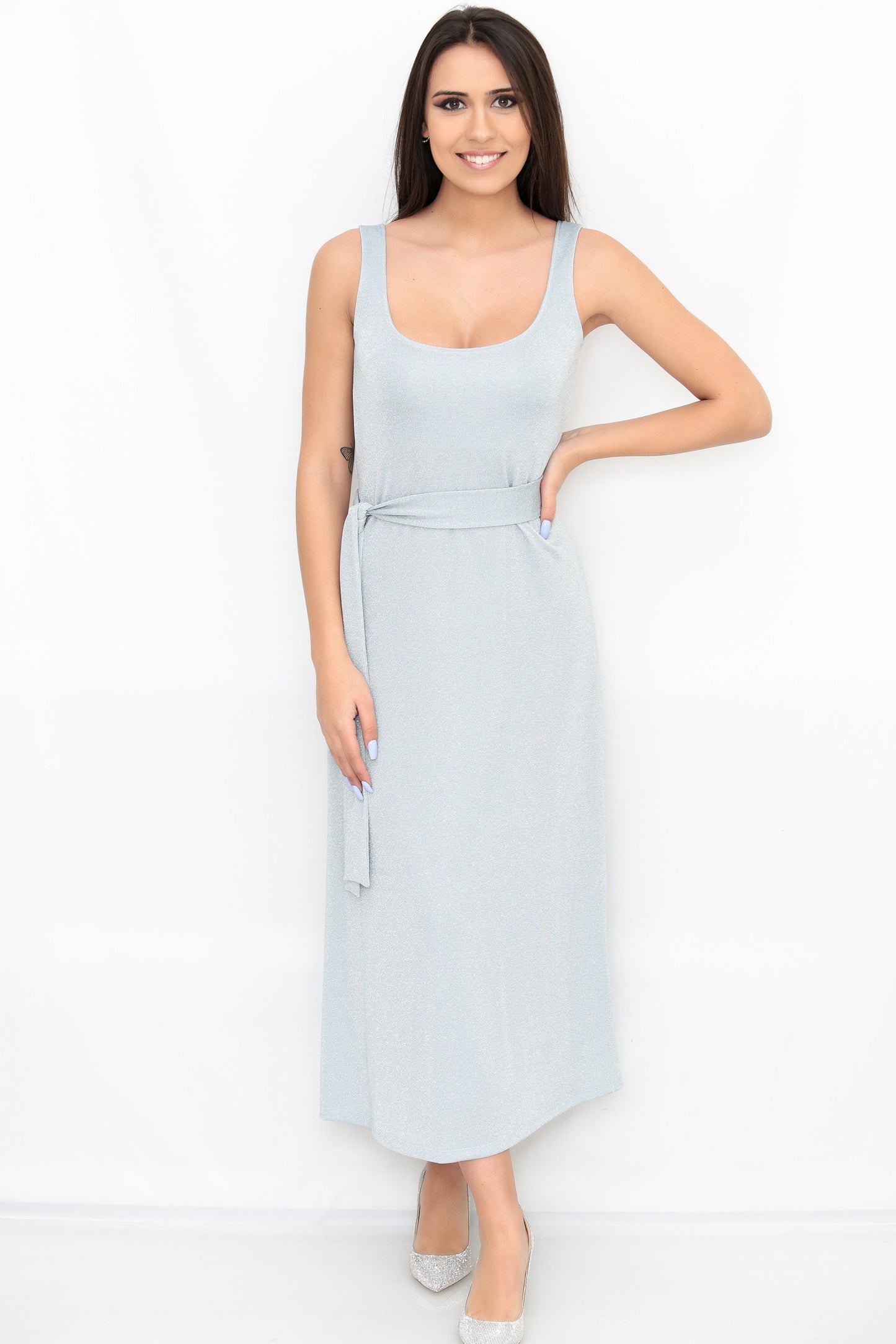 ROBE MAXI EN LUREX ACCESS