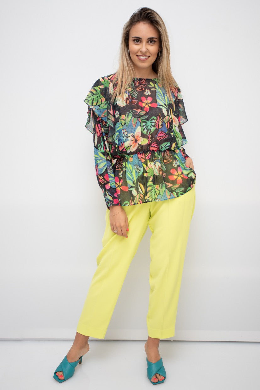 BLUSA ESTAMPADA AMAZONIA KOCCA