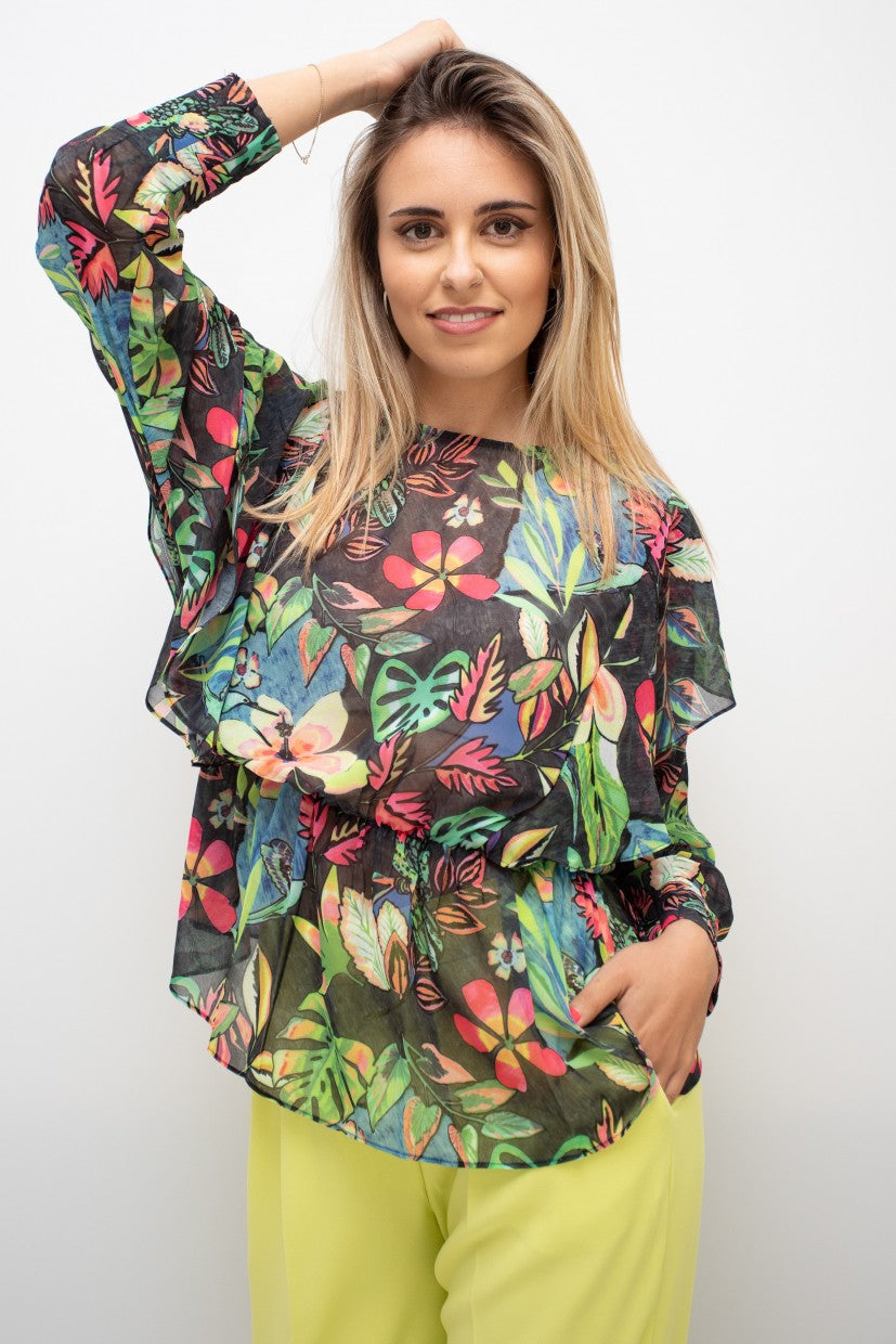 BLUSA ESTAMPADA AMAZONIA KOCCA