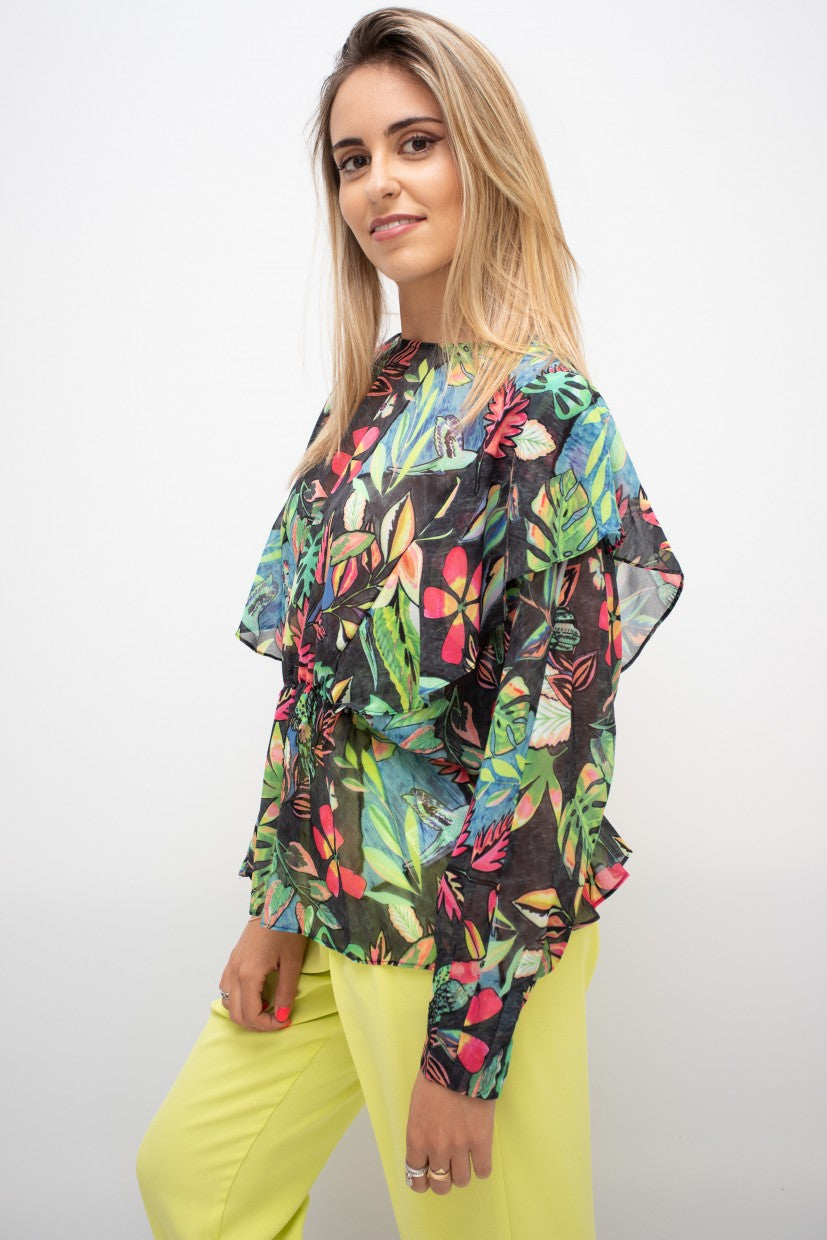 BLUSA ESTAMPADA AMAZONIA KOCCA