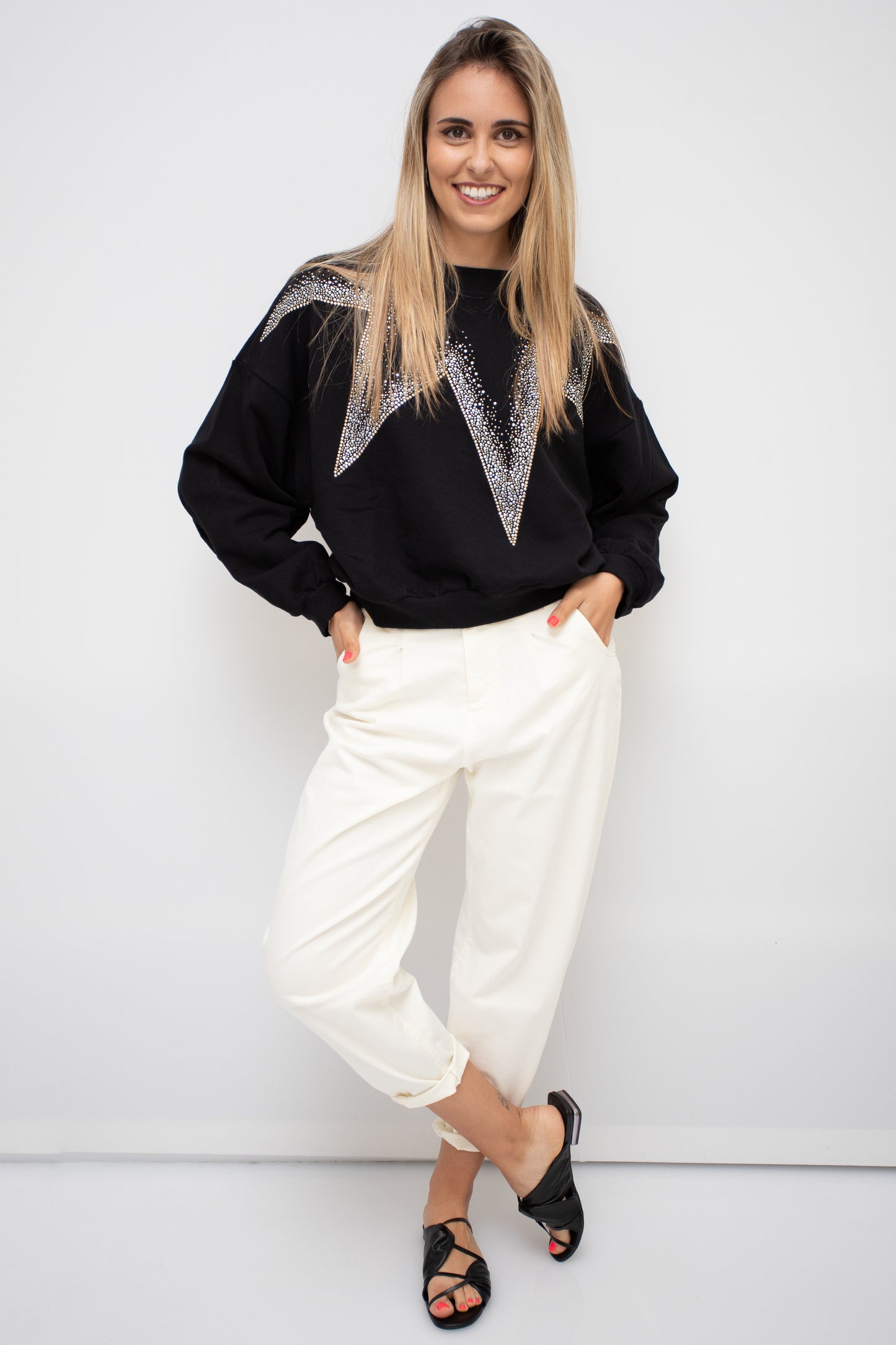 KOCCA STAR EFFECT SWEATSHIRT