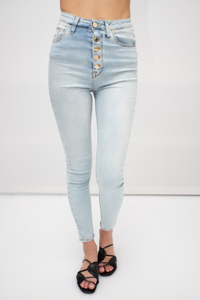 CALÇA DENIM SKINNY RELISH