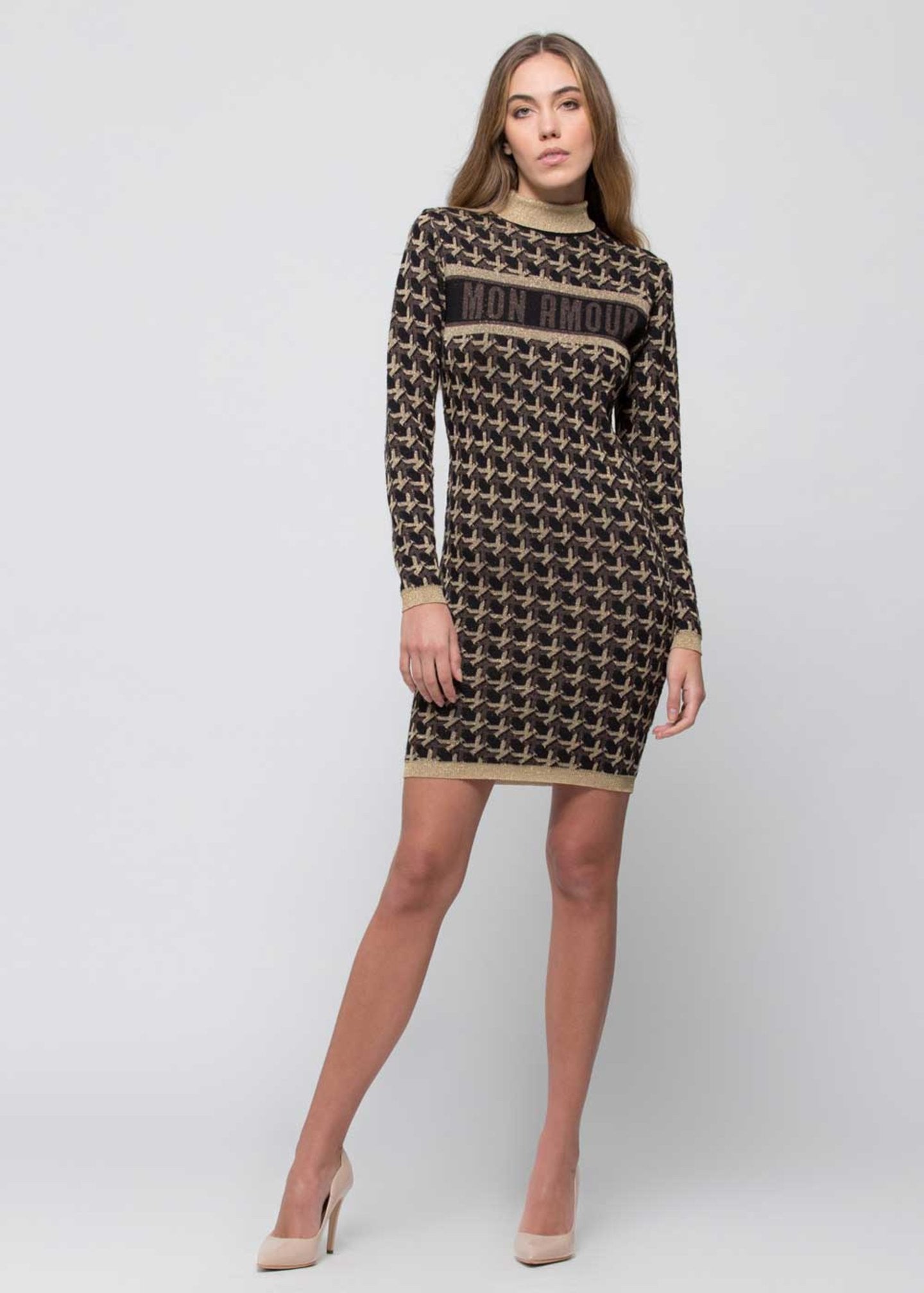 ROBE MONOGRAMME EN MAILLE LUREX KOCCA
