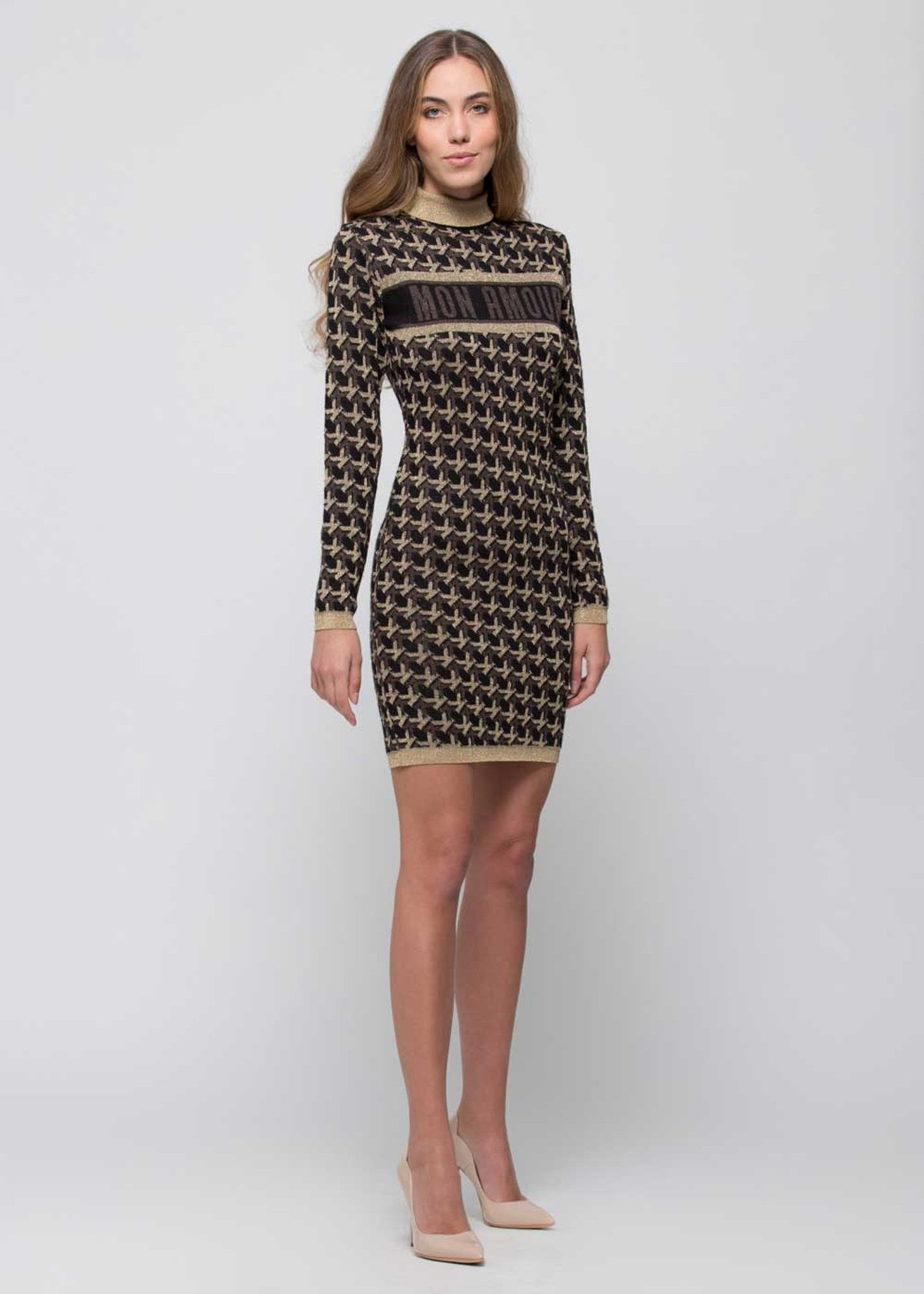ROBE MONOGRAMME EN MAILLE LUREX KOCCA