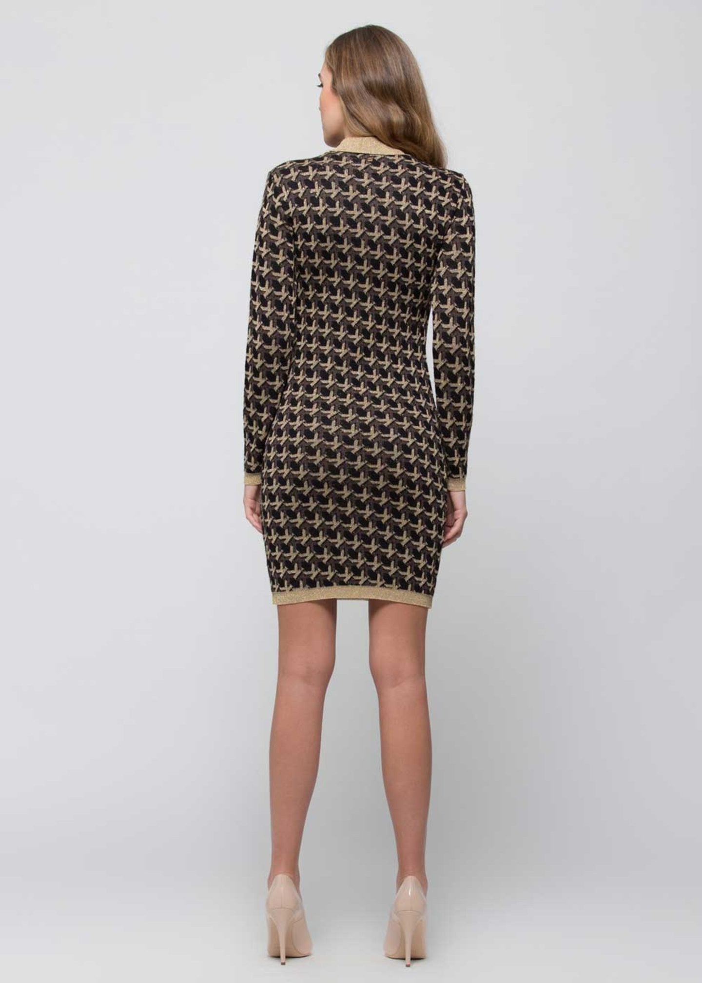 ROBE MONOGRAMME EN MAILLE LUREX KOCCA