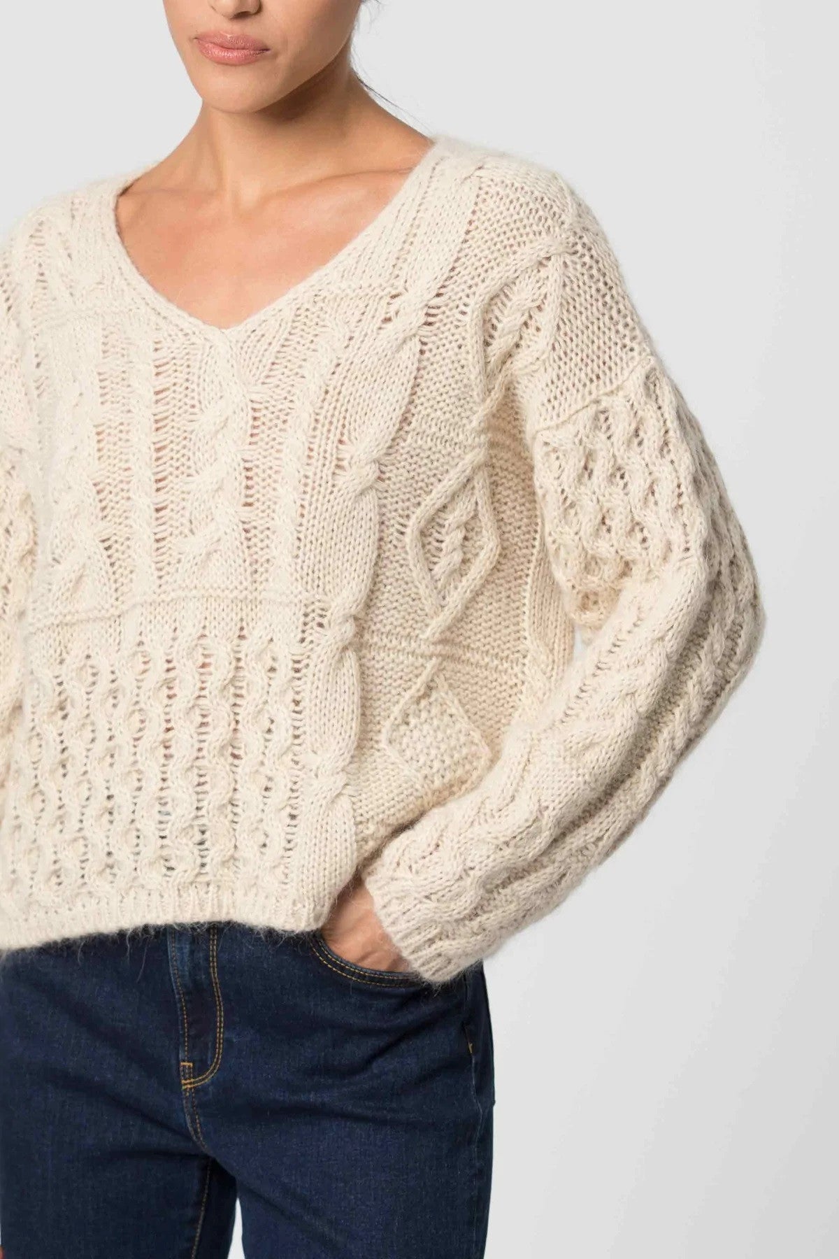 CAMISOLA MALHA DECOTE EM V KOCCA