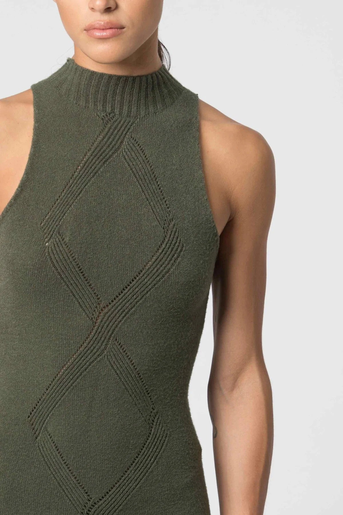 VESTIDO DE MALHA SEM MANGAS KOCCA