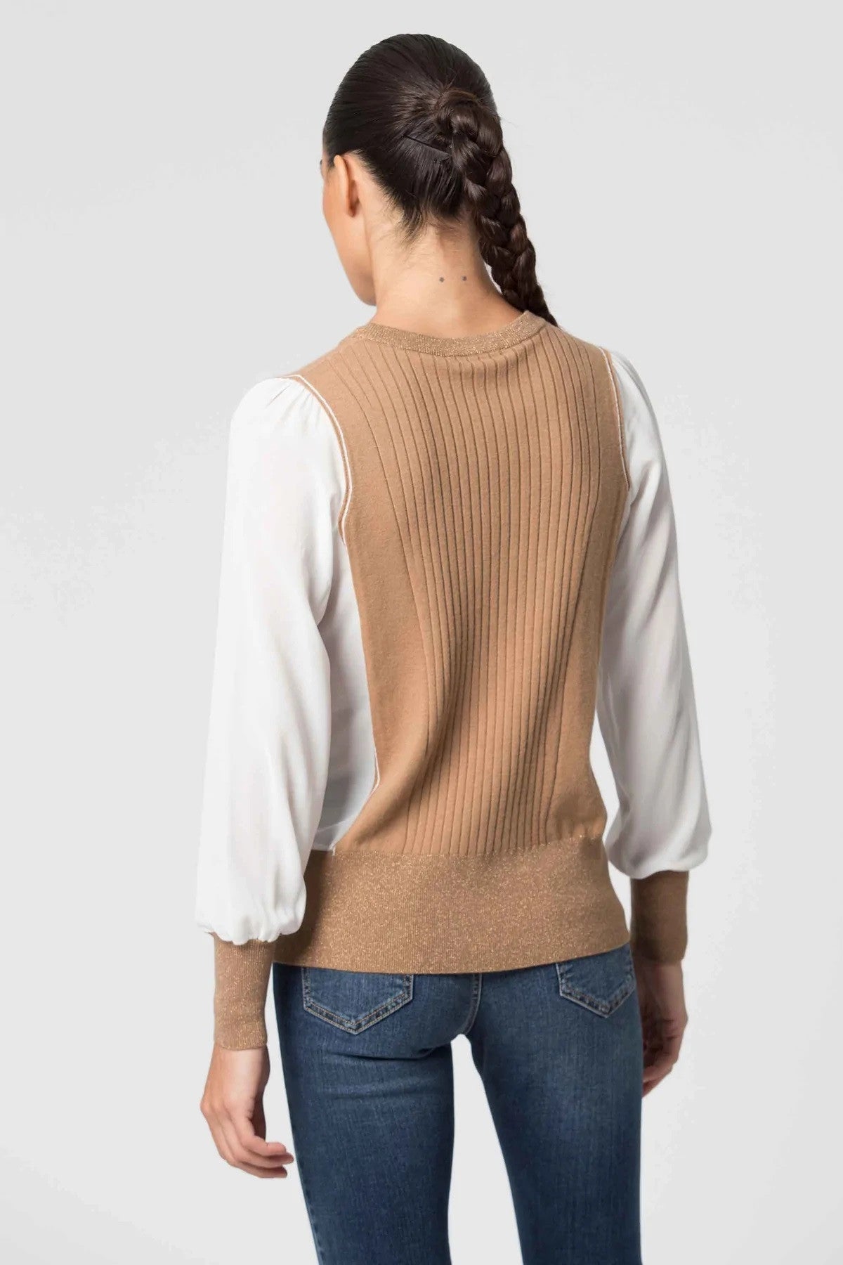 CAMISOLA COM DETALHE CANELADA KOCCA