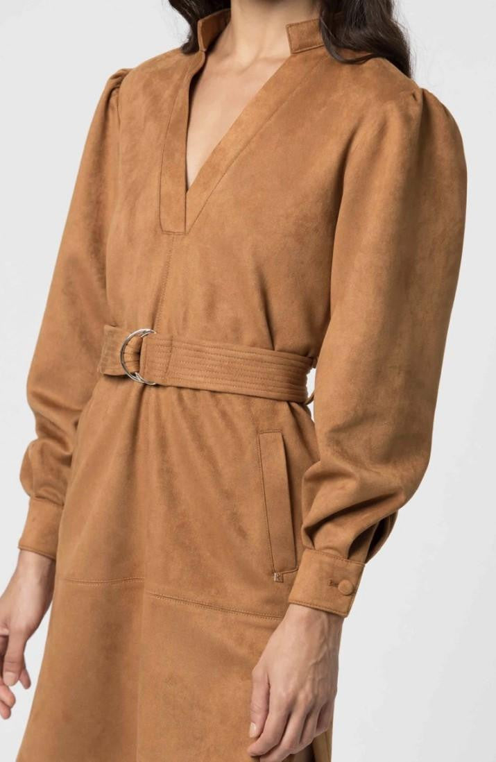 VESTIDO JUSTO COM DECOTE EM V KOCCA