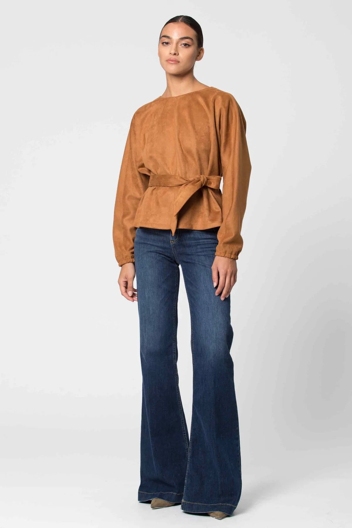 Kocca Stripe Blouse – Karmel - Main Image