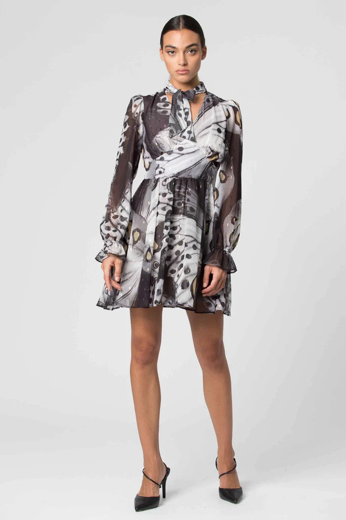 VESTIDO ESTAMPA ABSTRATA KOCCA