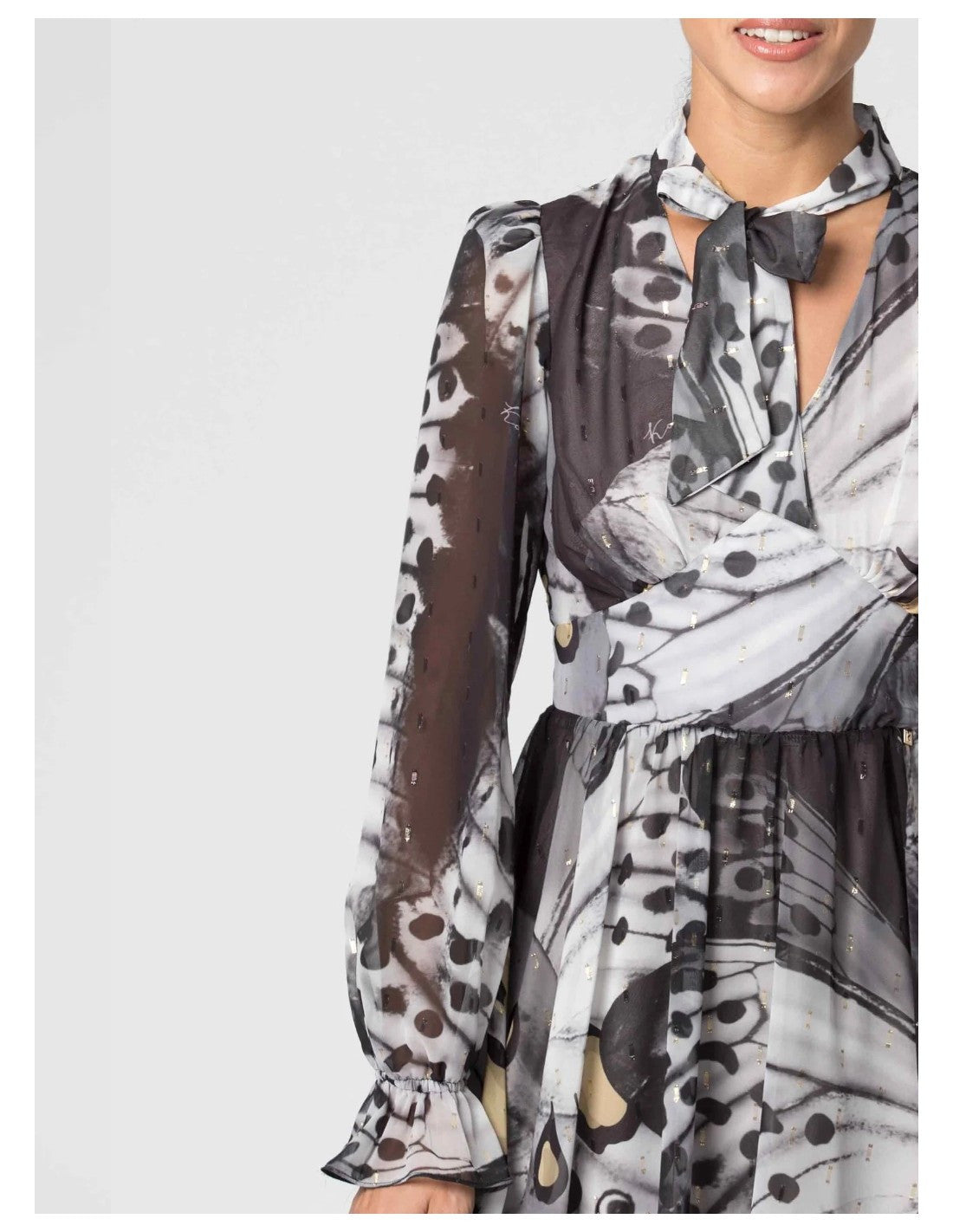 VESTIDO ESTAMPA ABSTRATA KOCCA