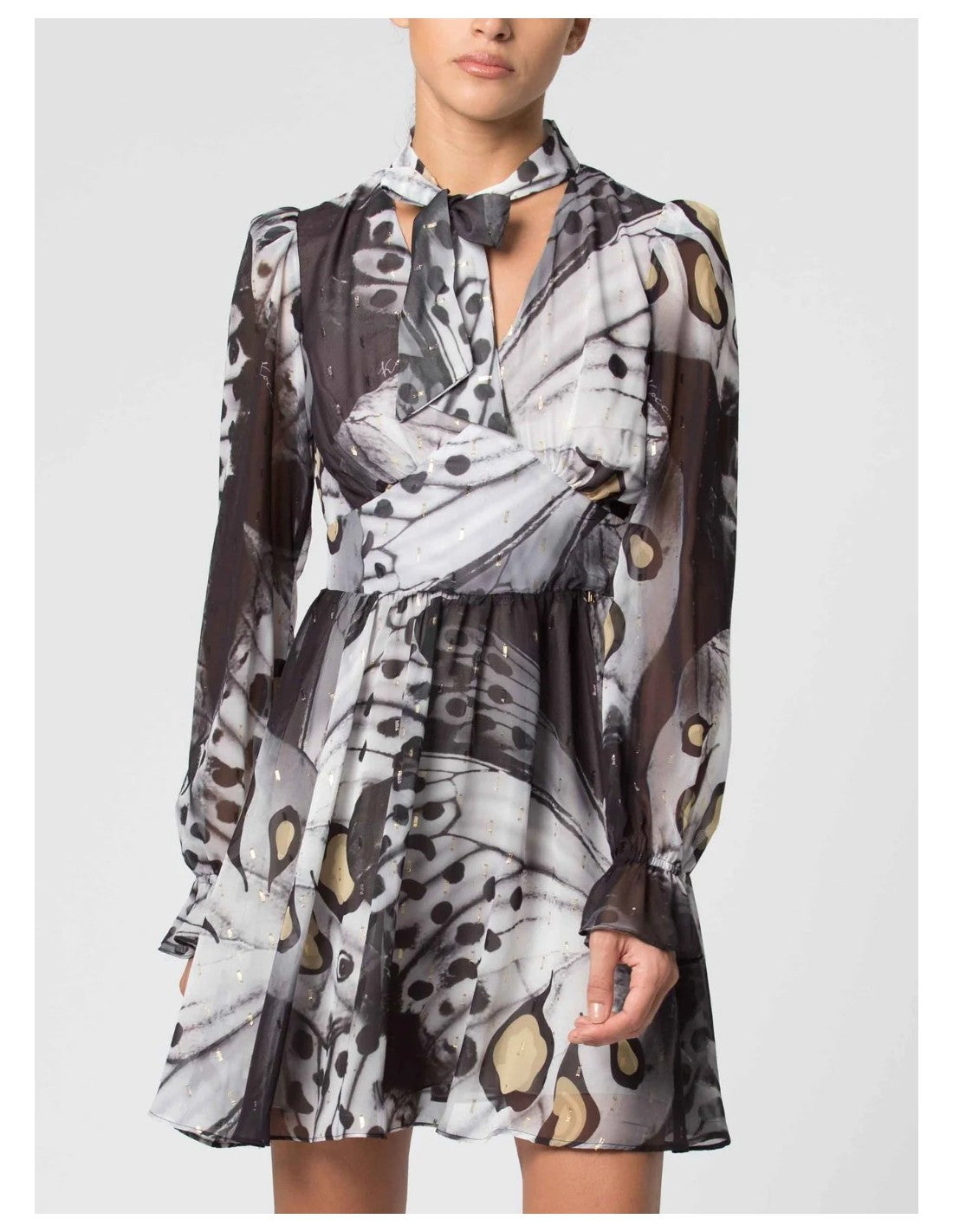 VESTIDO ESTAMPA ABSTRATA KOCCA