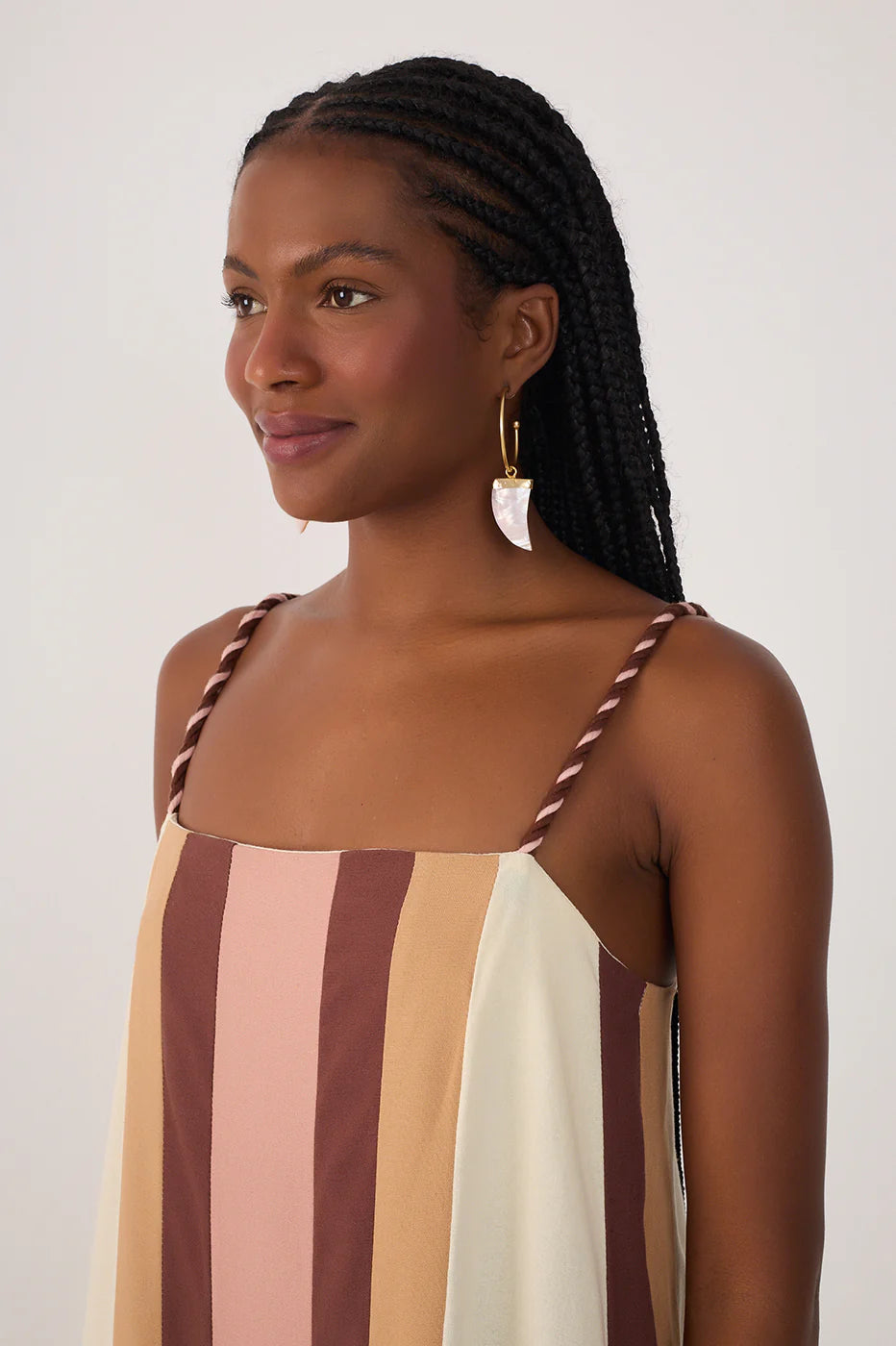 VESTIDO LINHO MULTICOLOR DRESS TO
