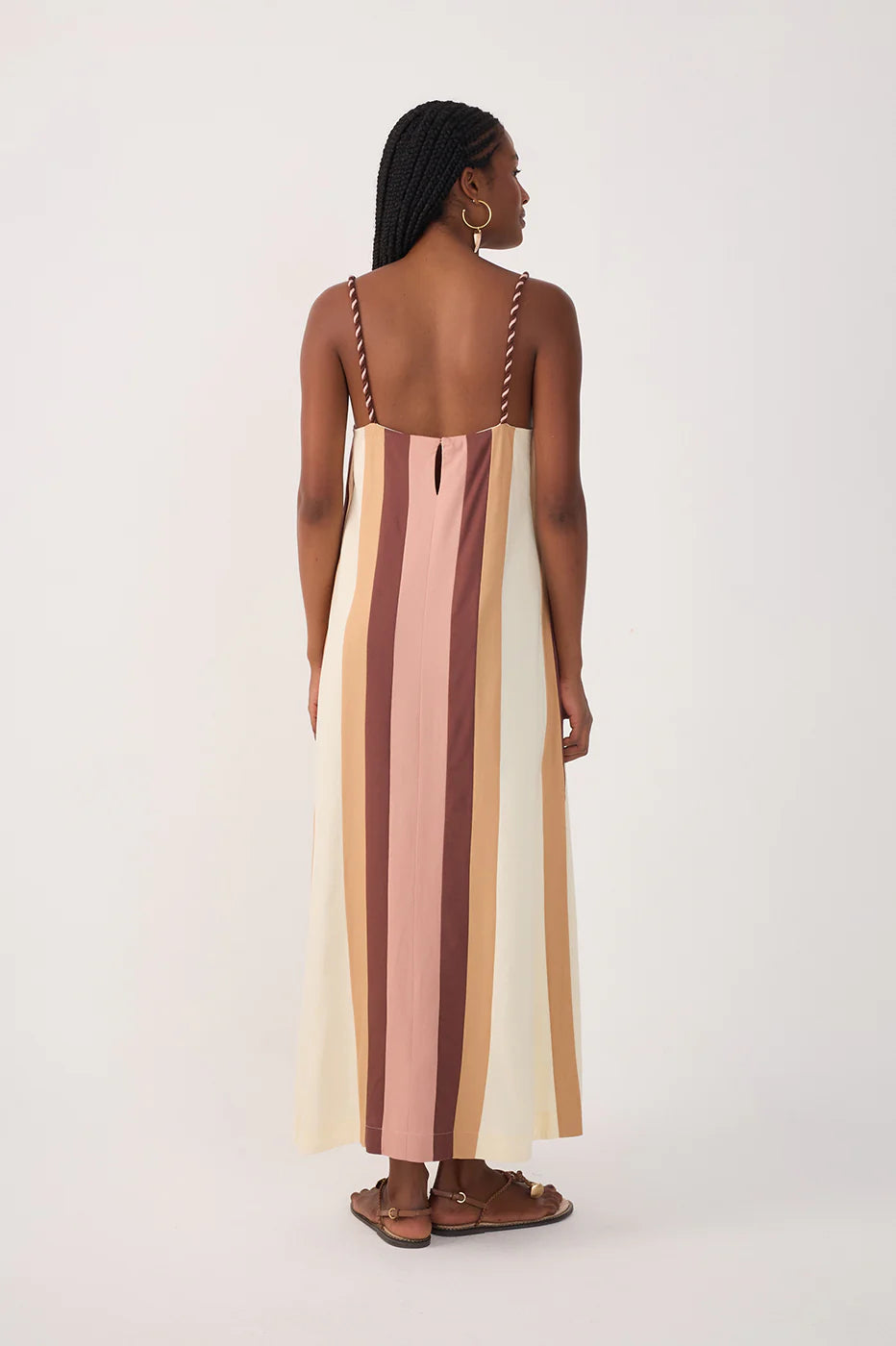 VESTIDO LINHO MULTICOLOR DRESS TO