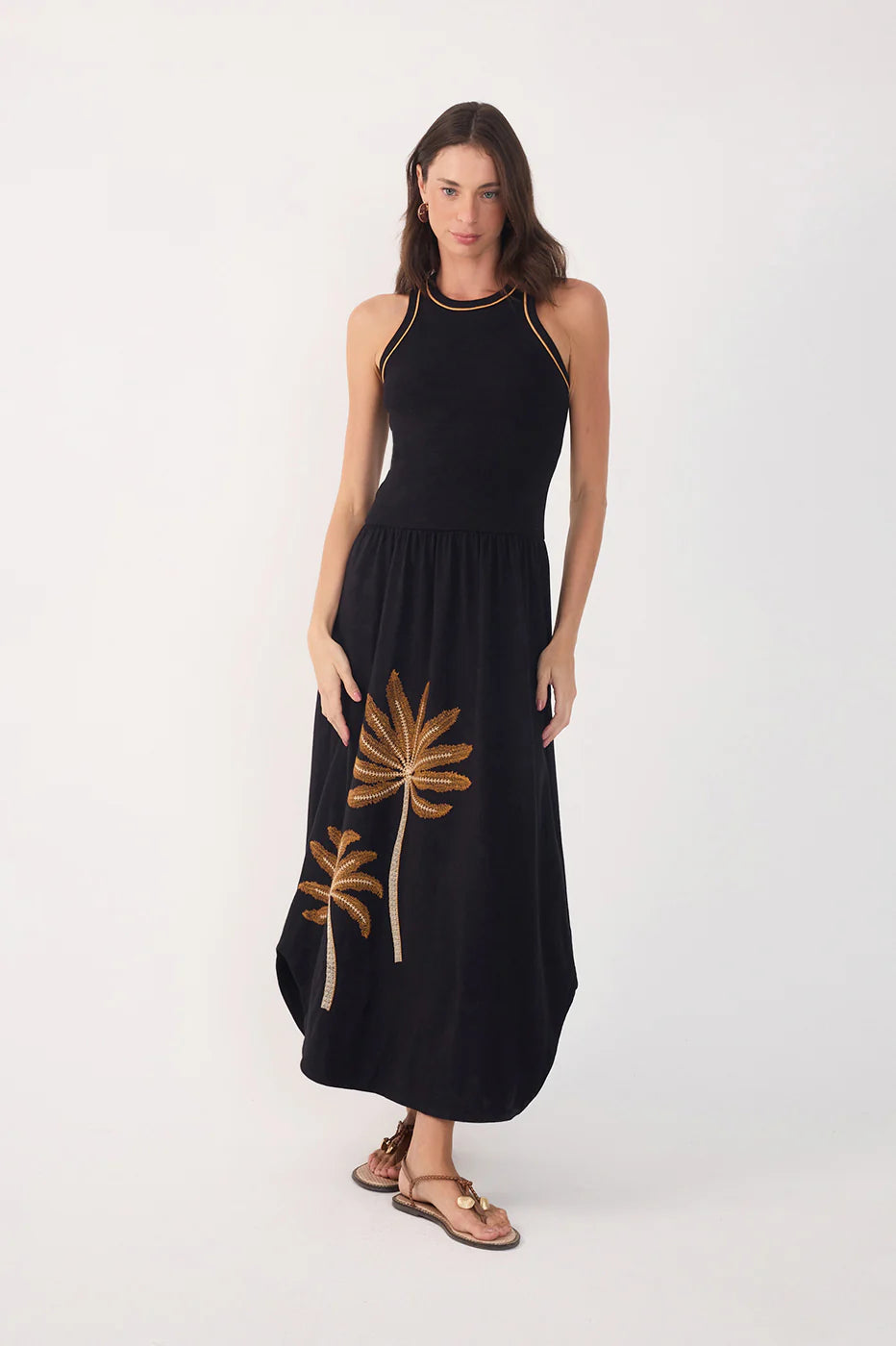 VESTIDO MIDI PALMEIRA DRESS TO