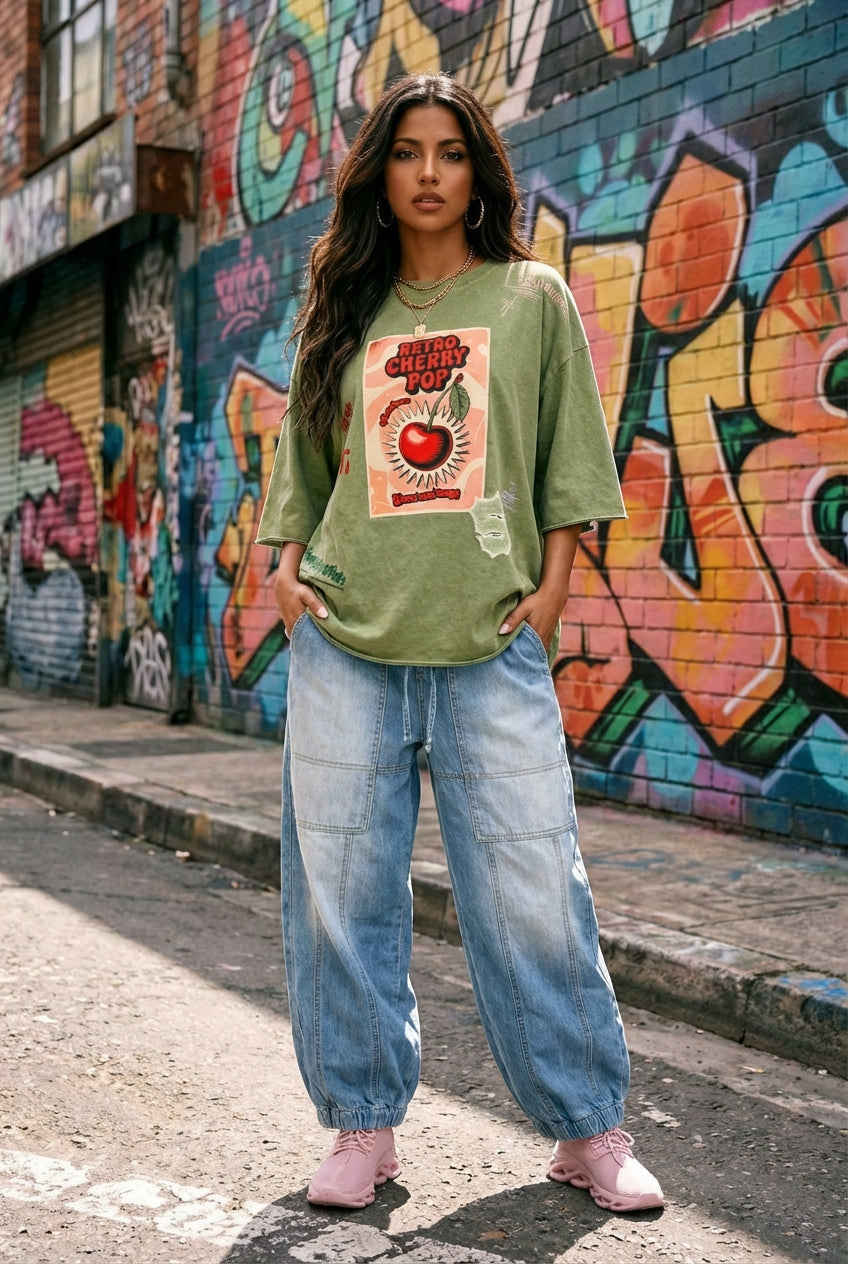 CALÇAS BARREL FIT VDR