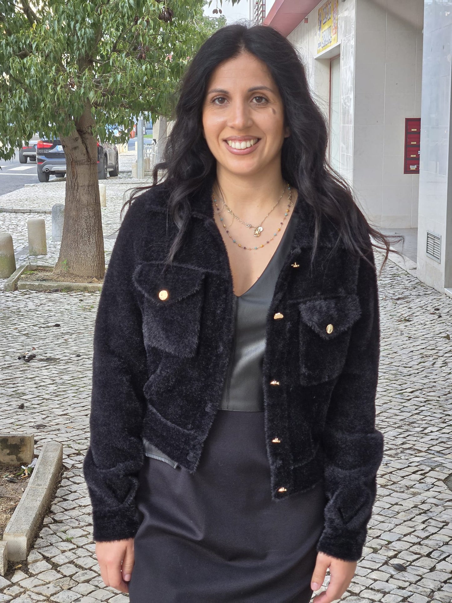 CASACO DE MALHA MACIO FLY GIRL