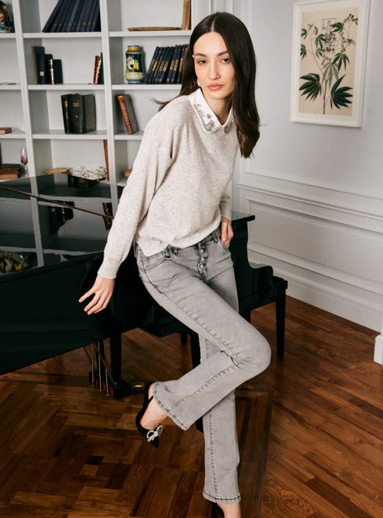 CALÇA FLARE COM BOTÕES FLY GIRL