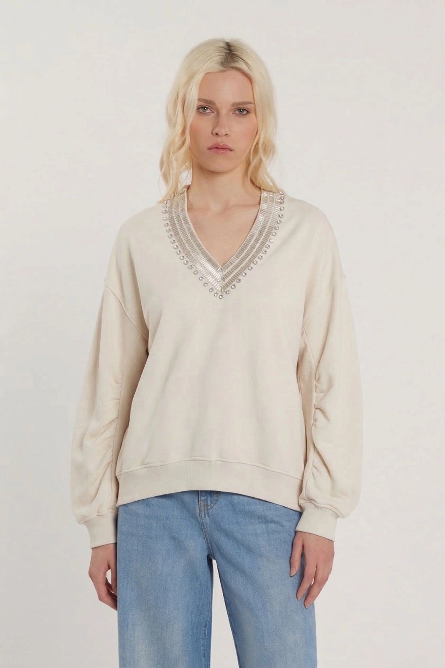SWEATSHIRT STRASS RELISH
