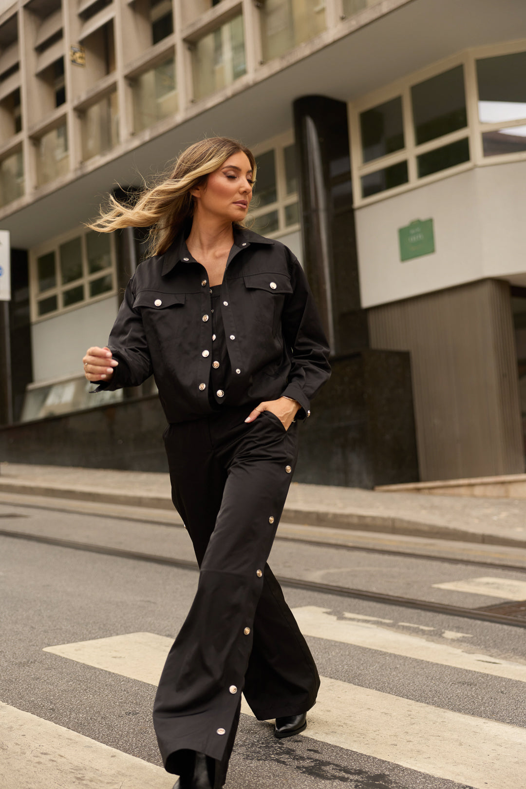 CASACO COM EFEITO TOP SWALLOW