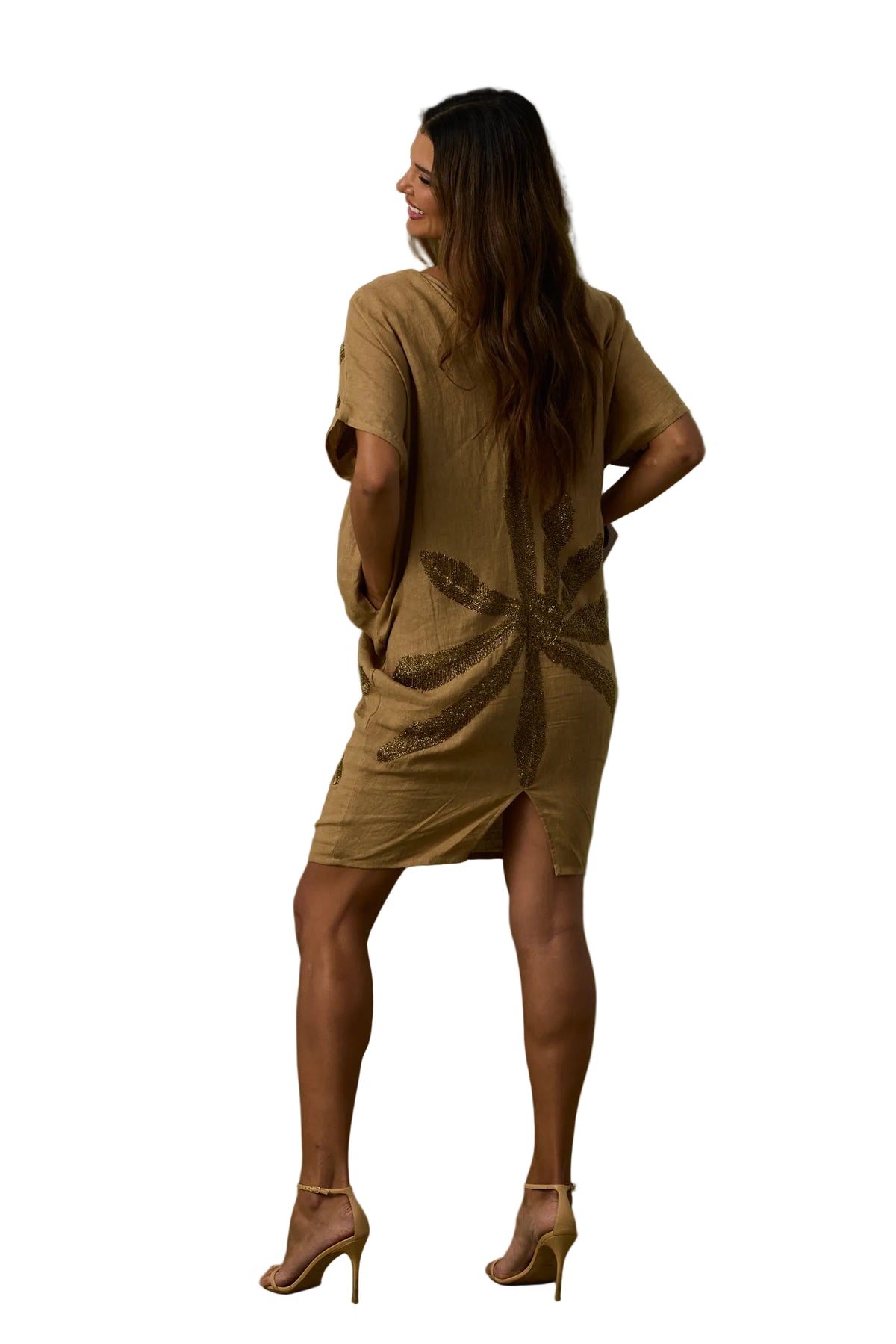 VESTIDO LINEN SWALLOW