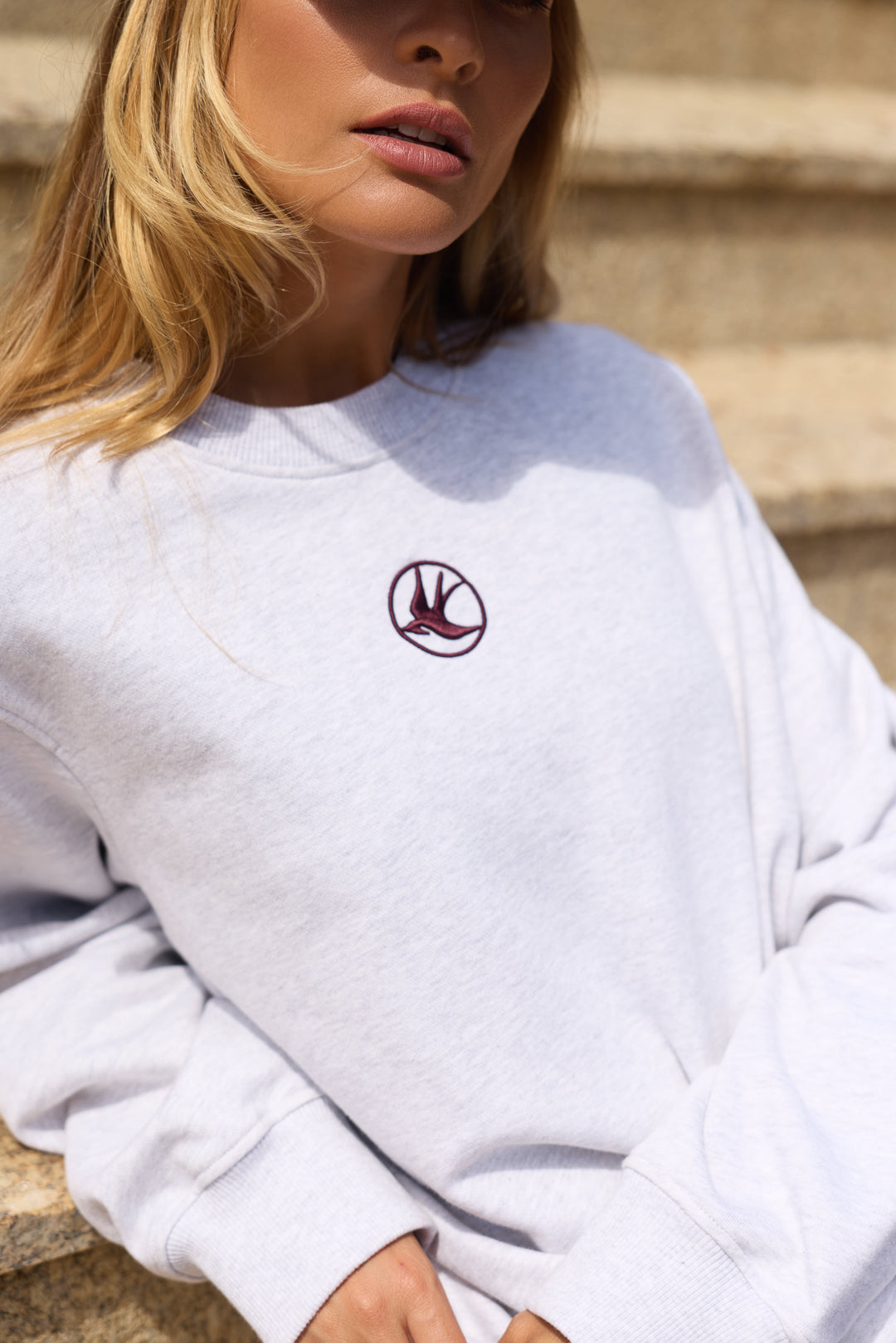 SWEATSHIRT LOGO SWALLOW