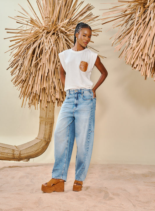 CALÇAS BAGGY DENIM OPEN