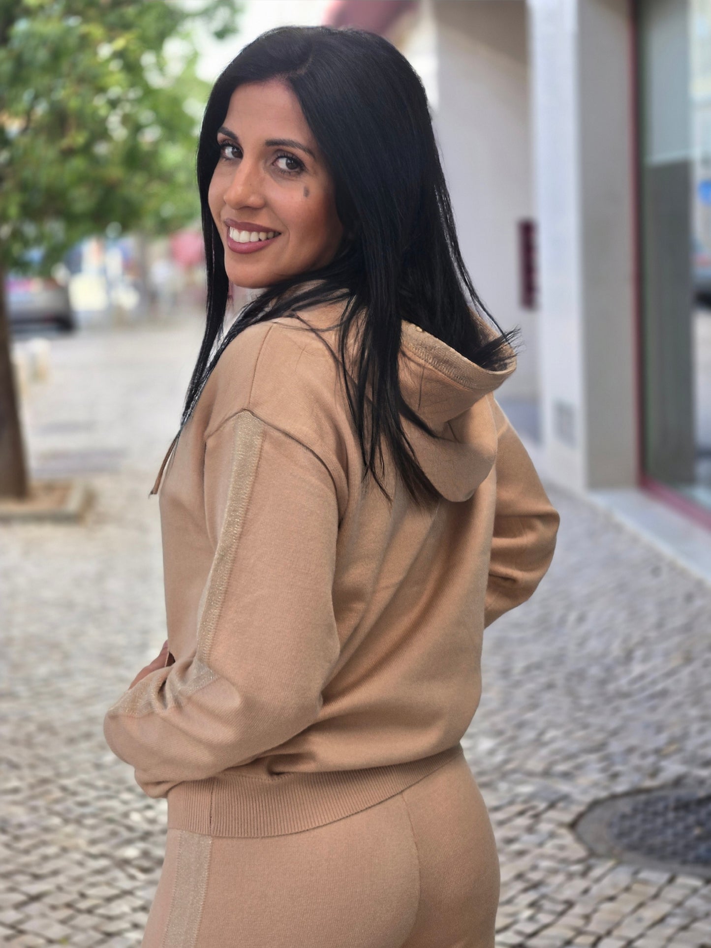 CAMISOLA COM CAPUZ MALHA FLY GIRL