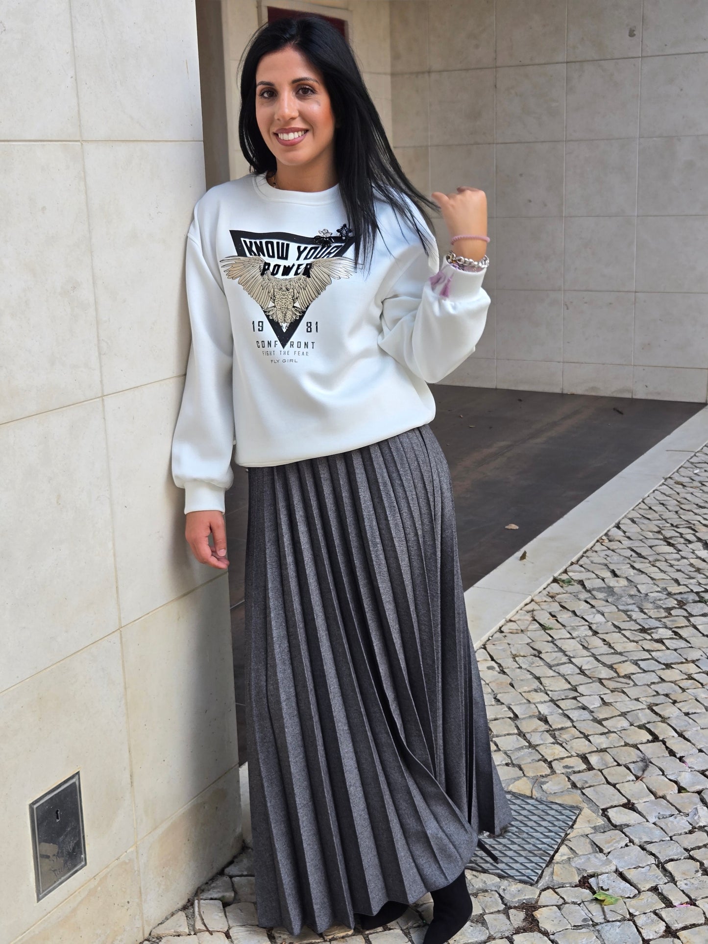 SWEATSHIRT ESTAMPADA FLY GIRL