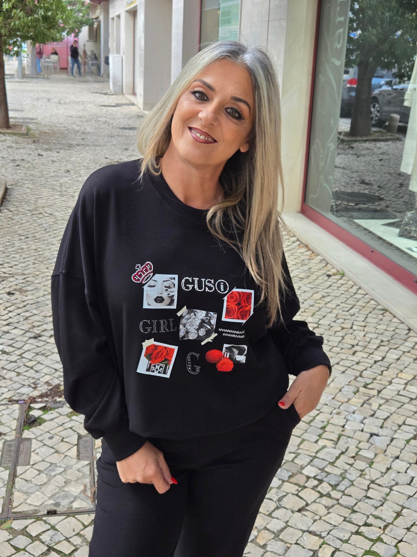 SWEATSHIRT ESTAMPADA GUSI