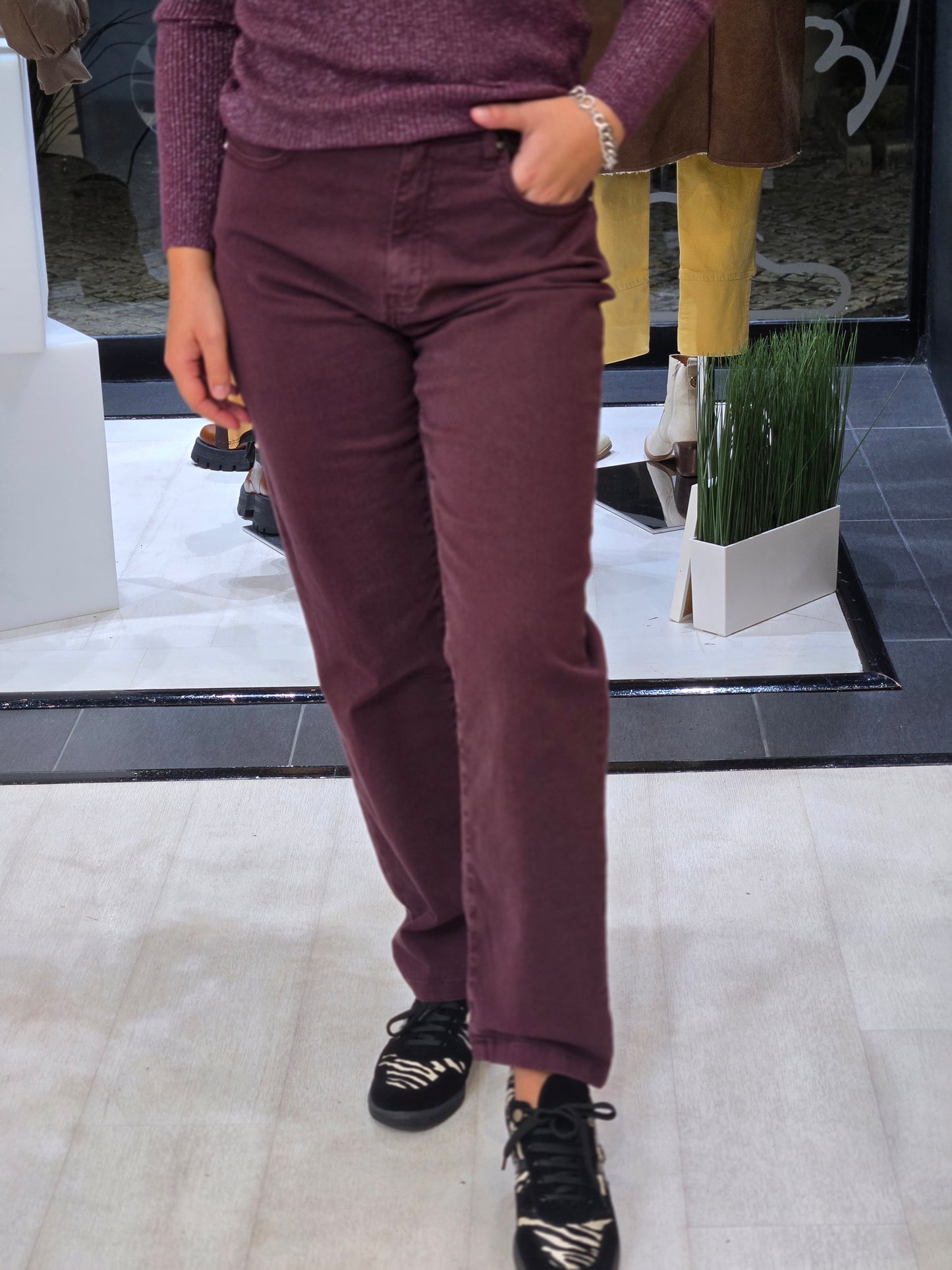 CALÇAS MOM SARJA GUSI