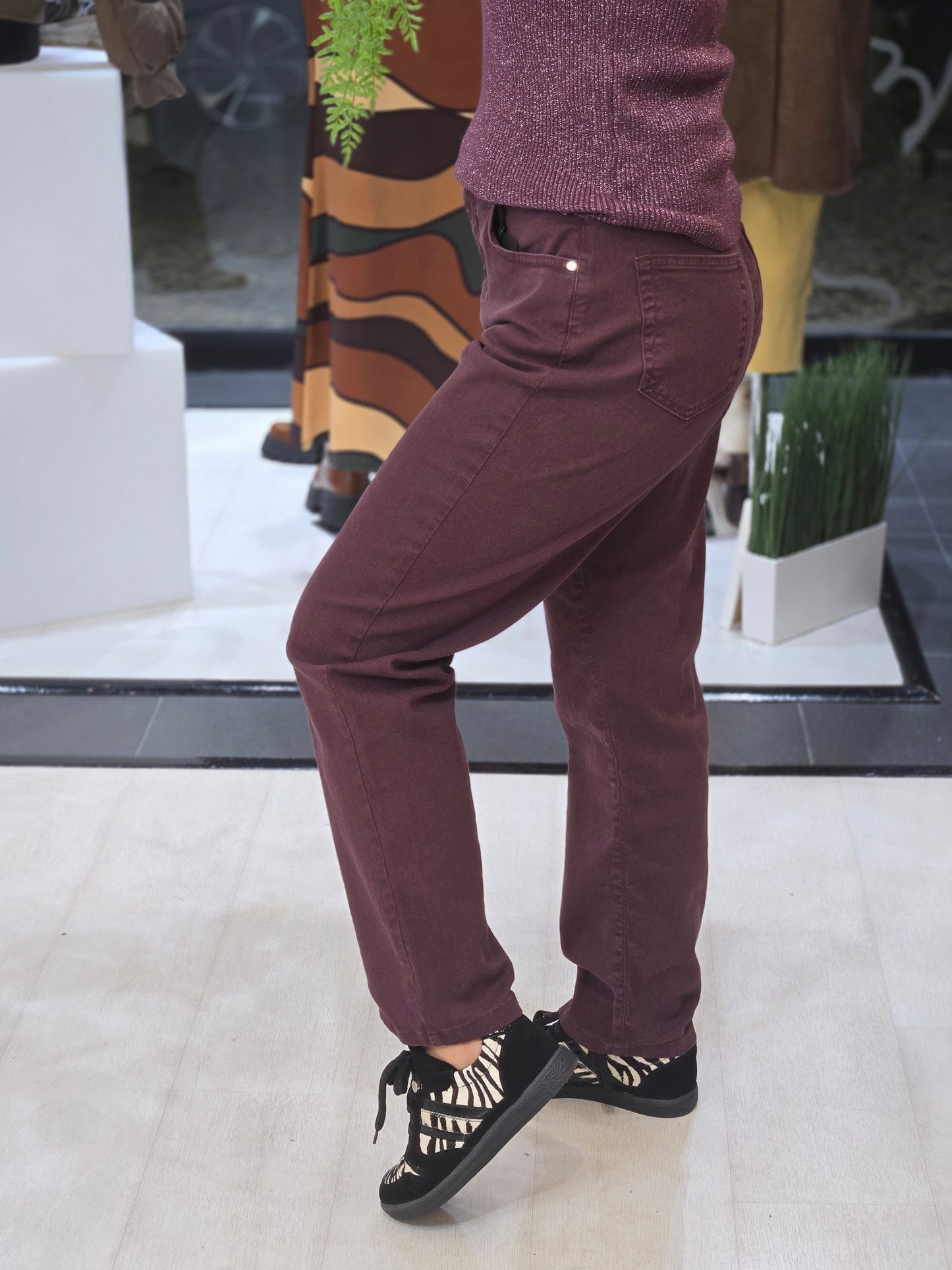 CALÇAS MOM SARJA GUSI