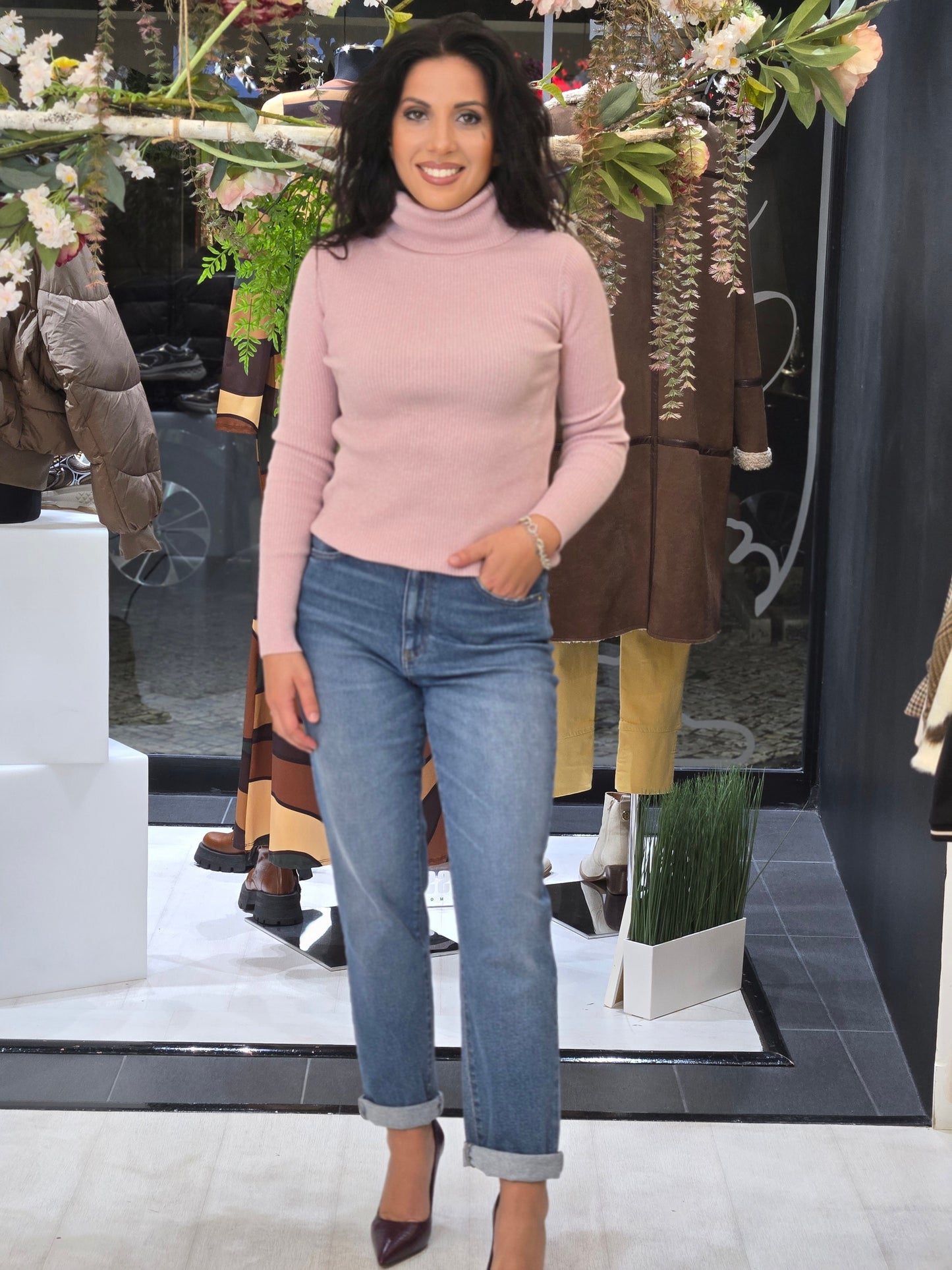 CALÇAS MOM DENIM GUSI