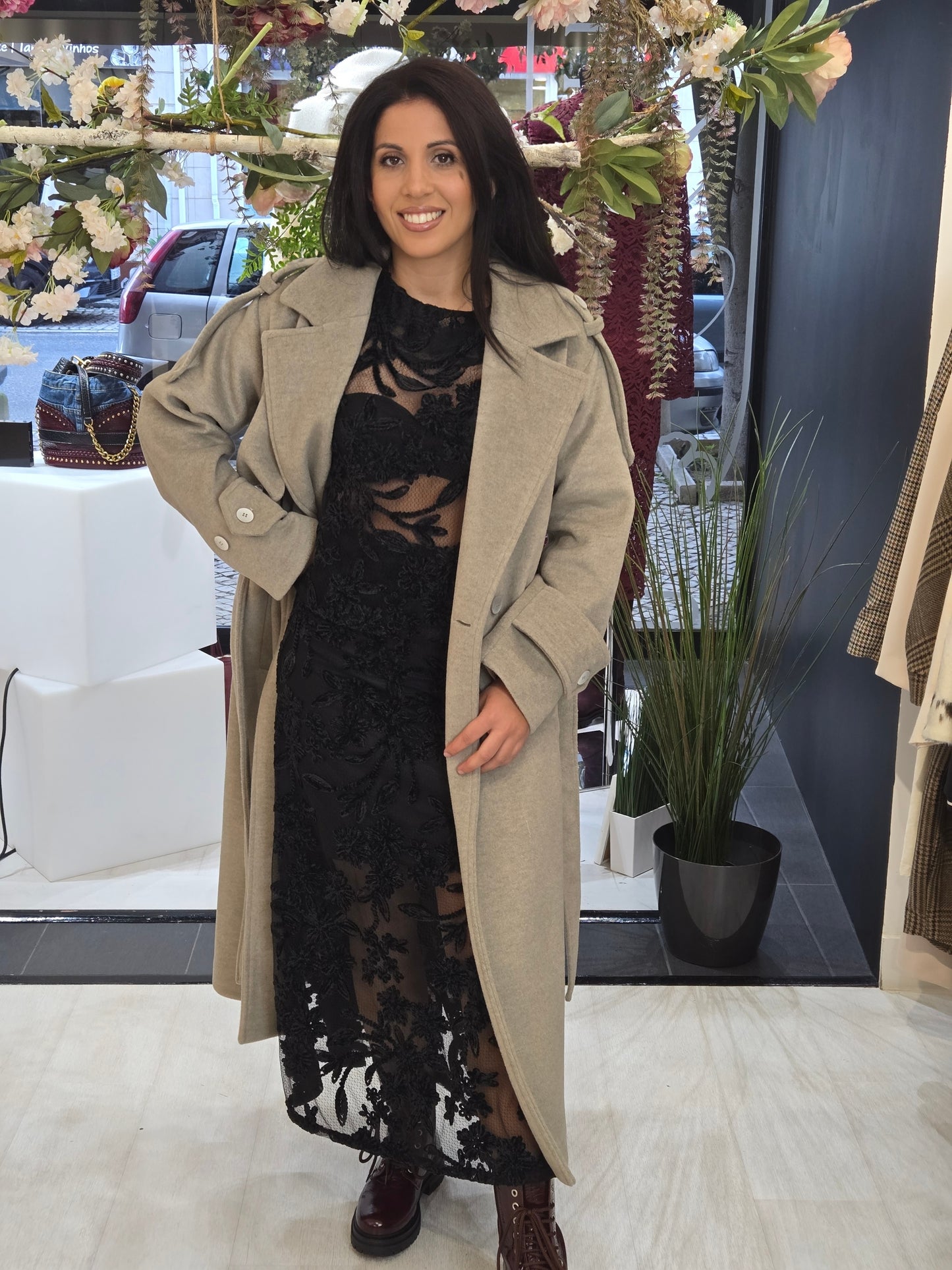 SOBRETUDO LONGO CRUZADO FLY GIRL