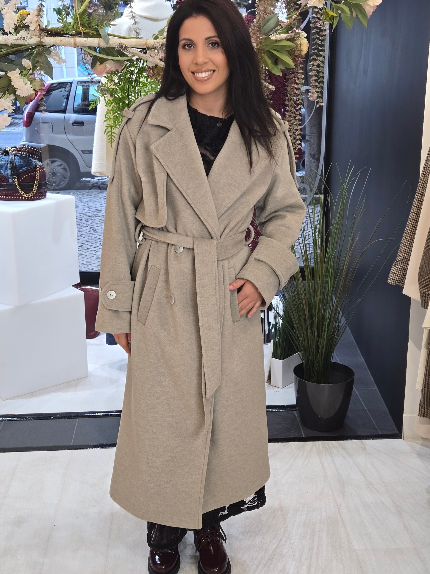 SOBRETUDO LONGO CRUZADO FLY GIRL