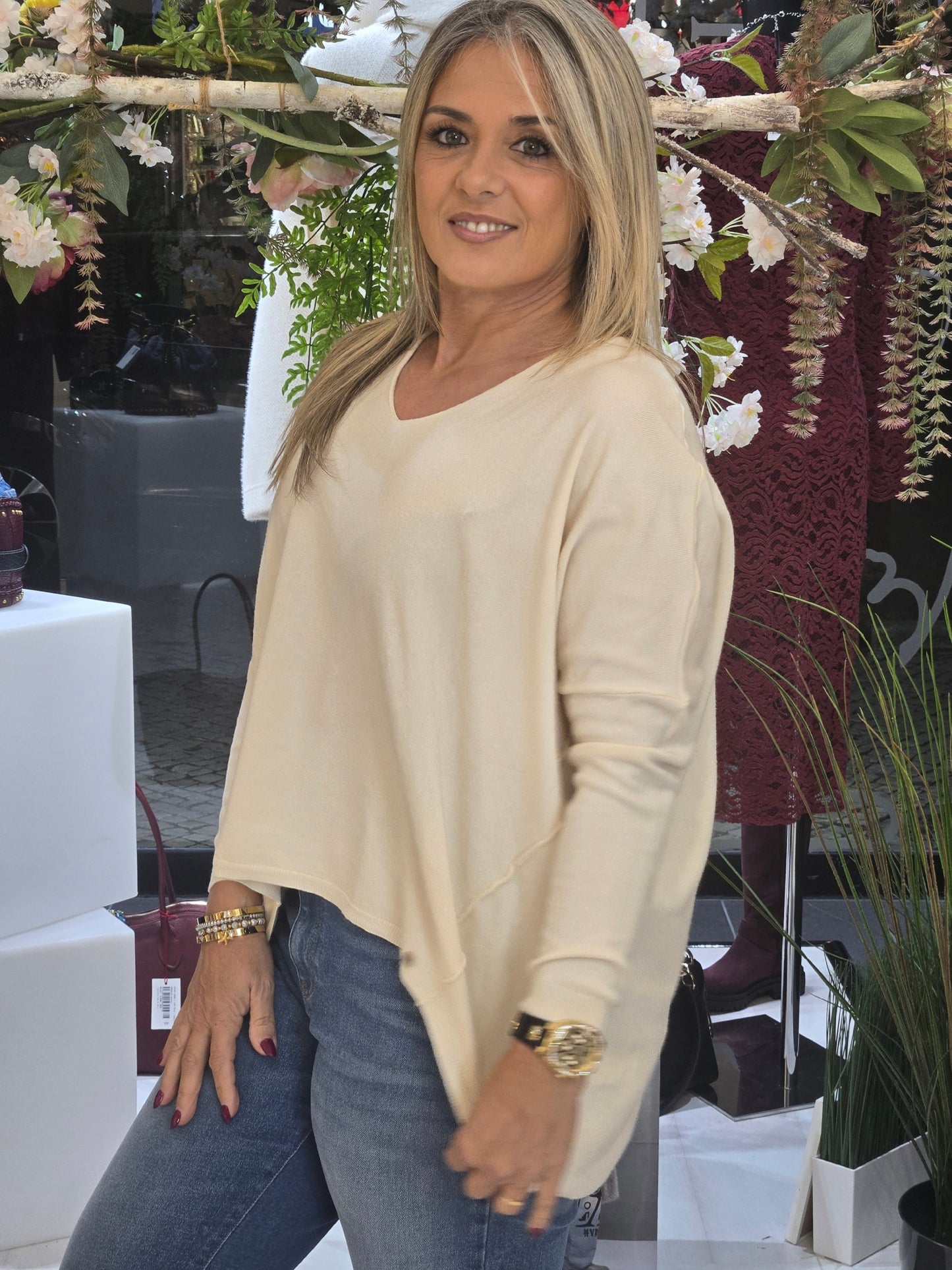 TÚNICA MALHA ASSIMÉTRICA GUSI