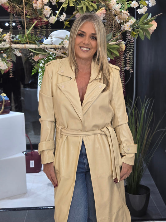 TRENCH COAT ECOPELE OPEN