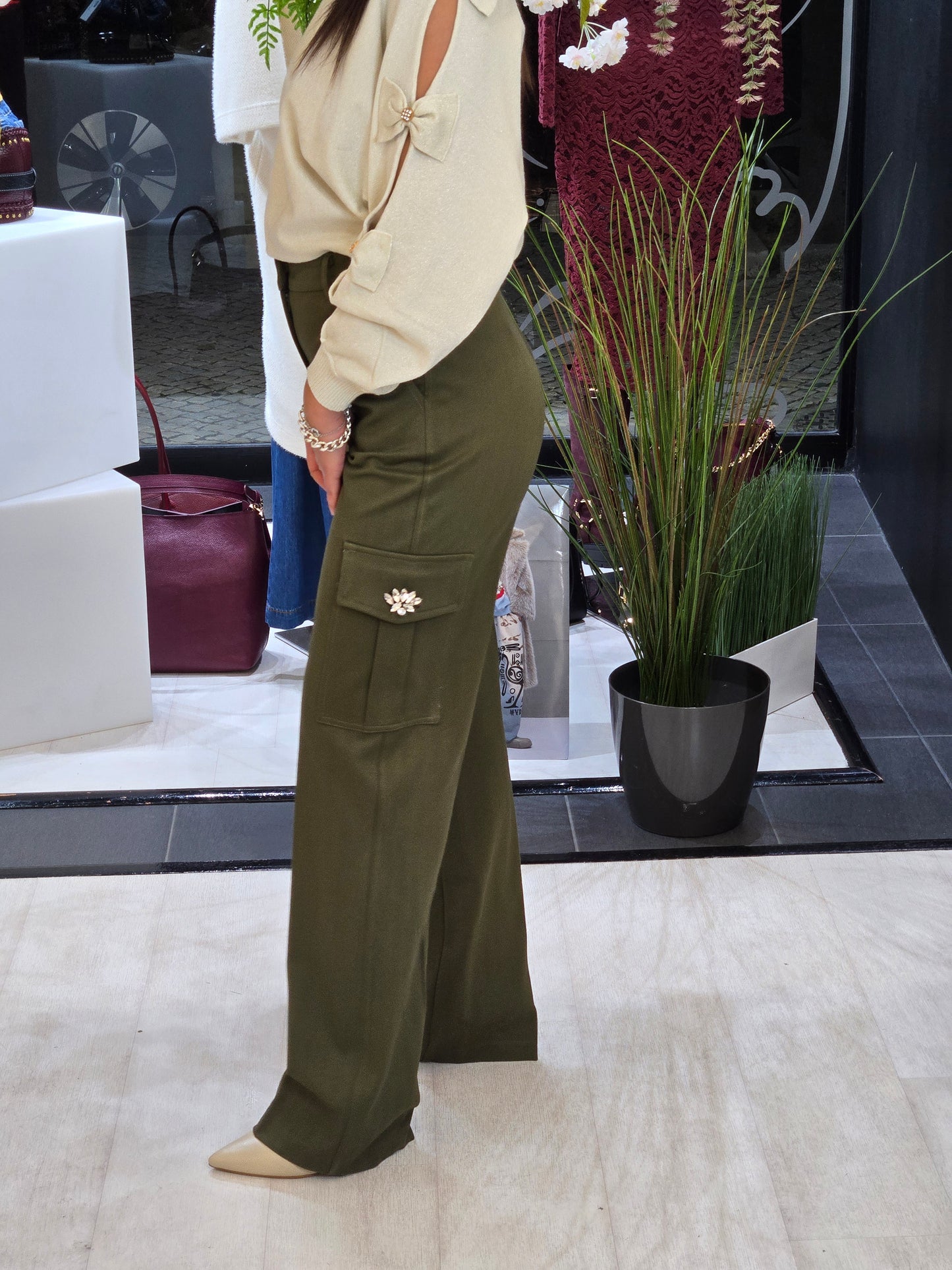 CALÇAS CARGO FIT FLY GIRL