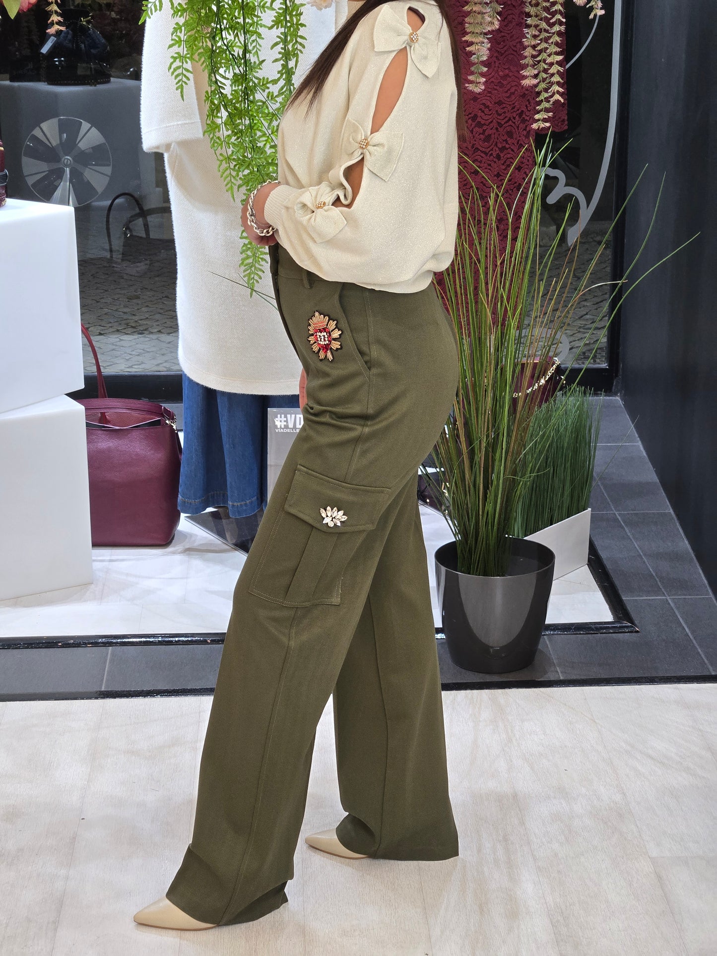 CALÇAS CARGO FIT FLY GIRL