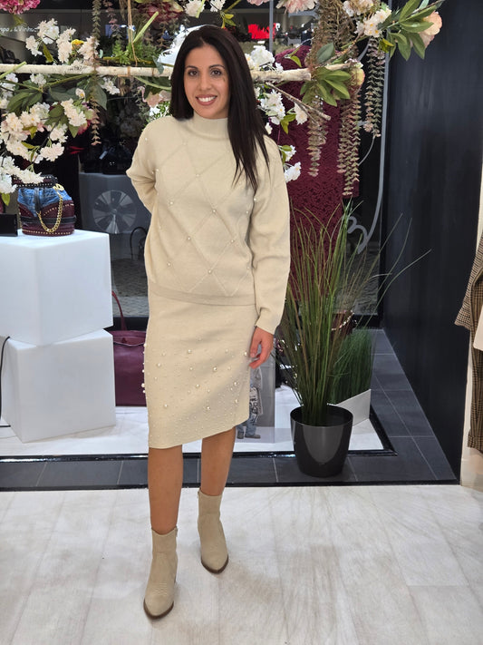 SAIA MIDI DE MALHA FLY GIRL