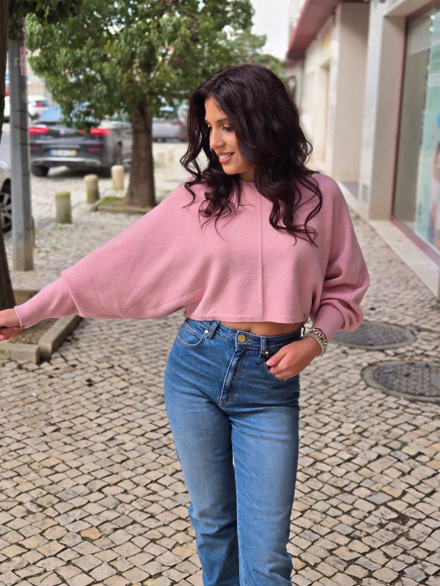 CAMISOLA MALHA DE MANGA LARGA GUSI