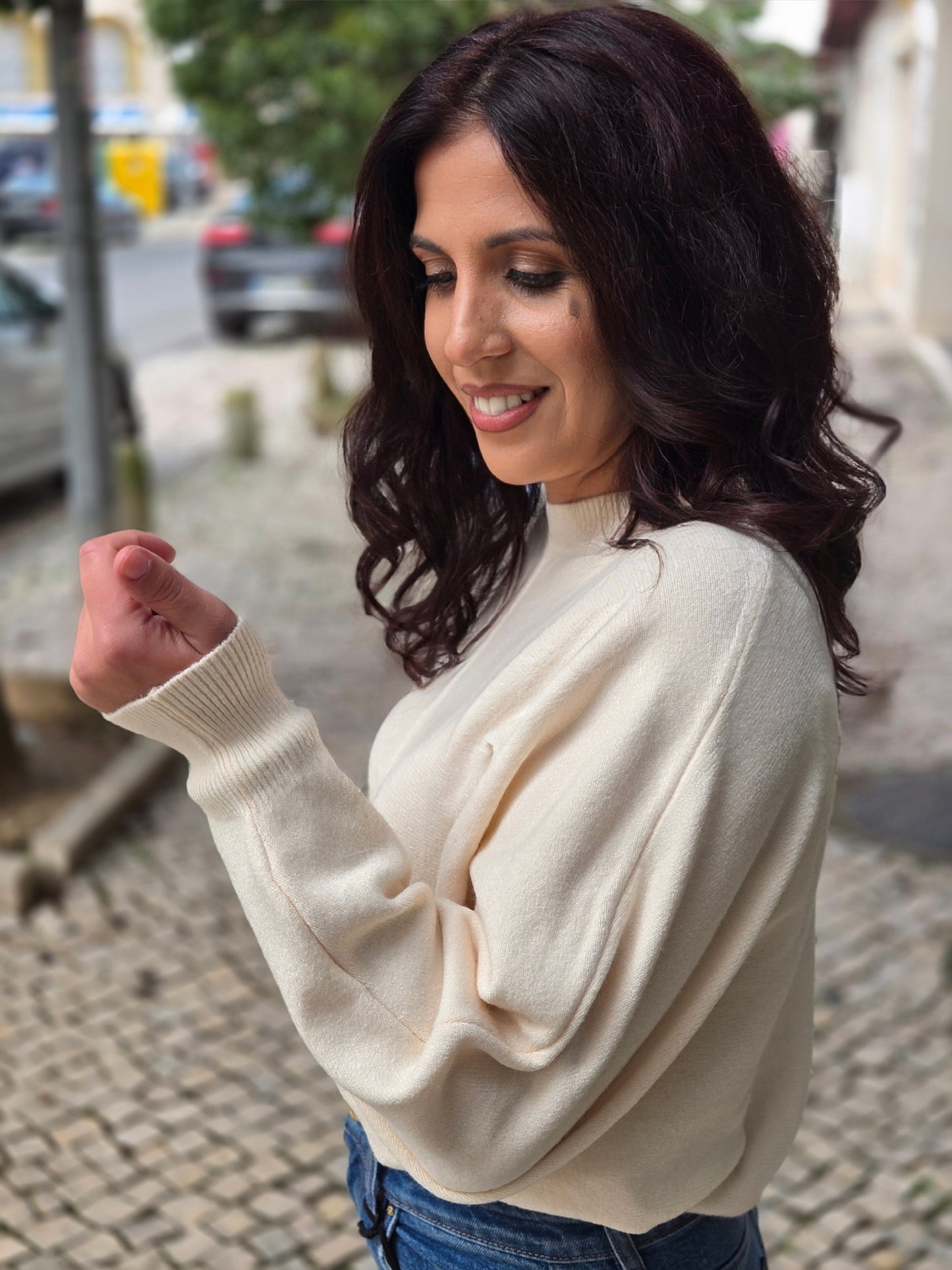 CAMISOLA MALHA DE MANGA LARGA GUSI