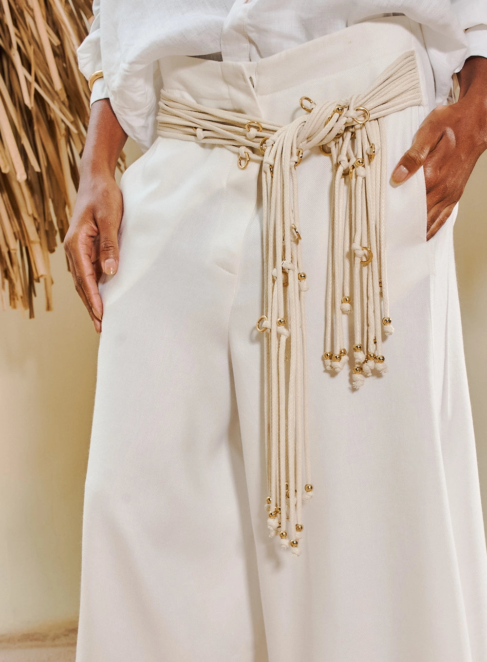 BERMUDAS EN LINHO OPEN