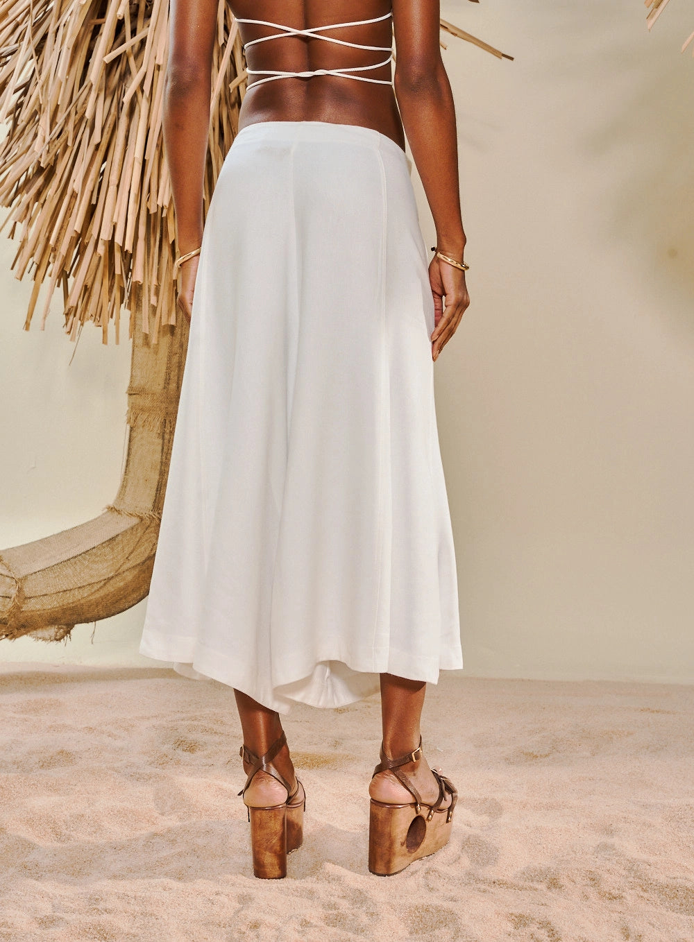 BERMUDAS EN LINHO OPEN