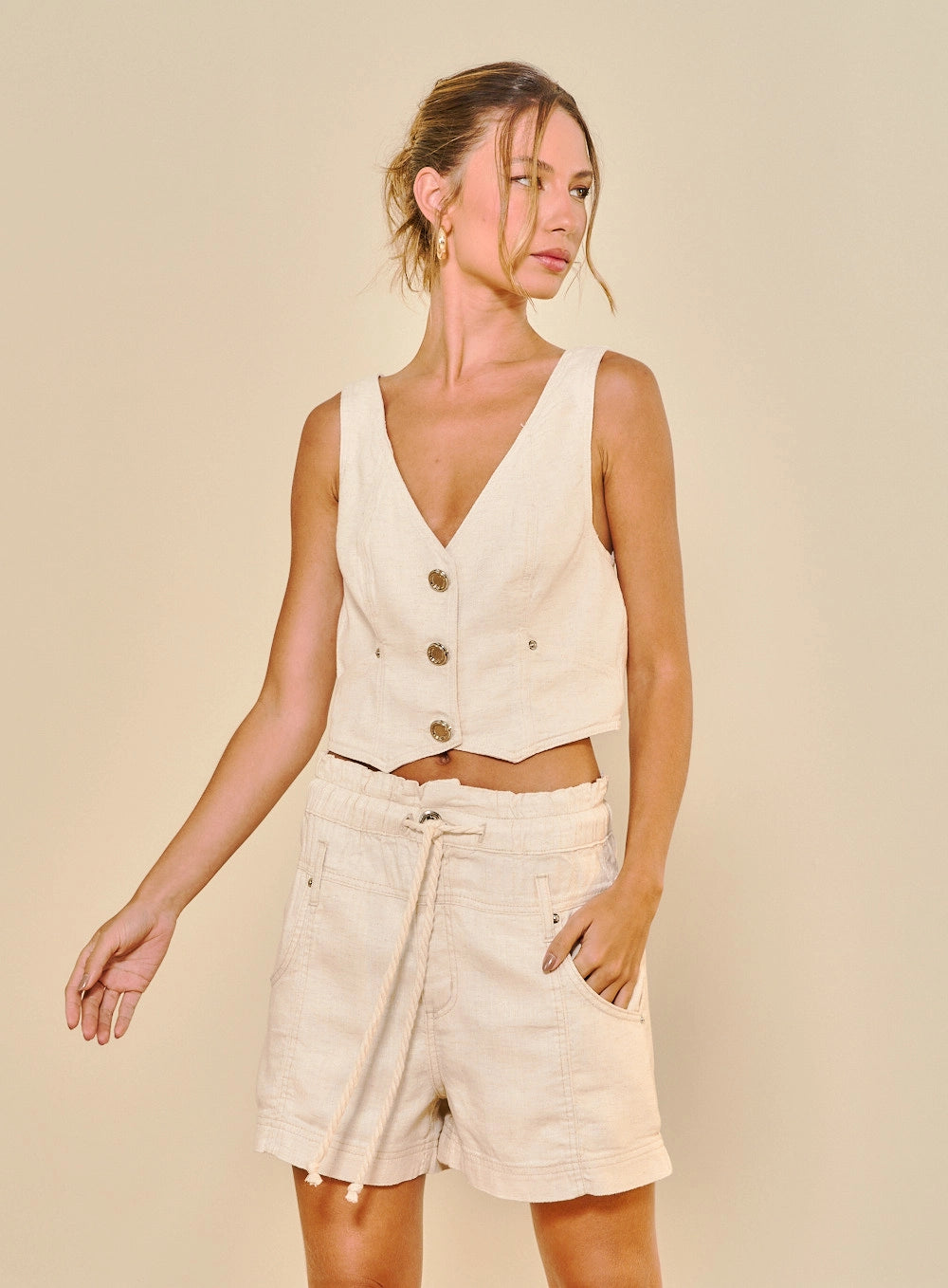 CALÇÕES LINHO OPEN